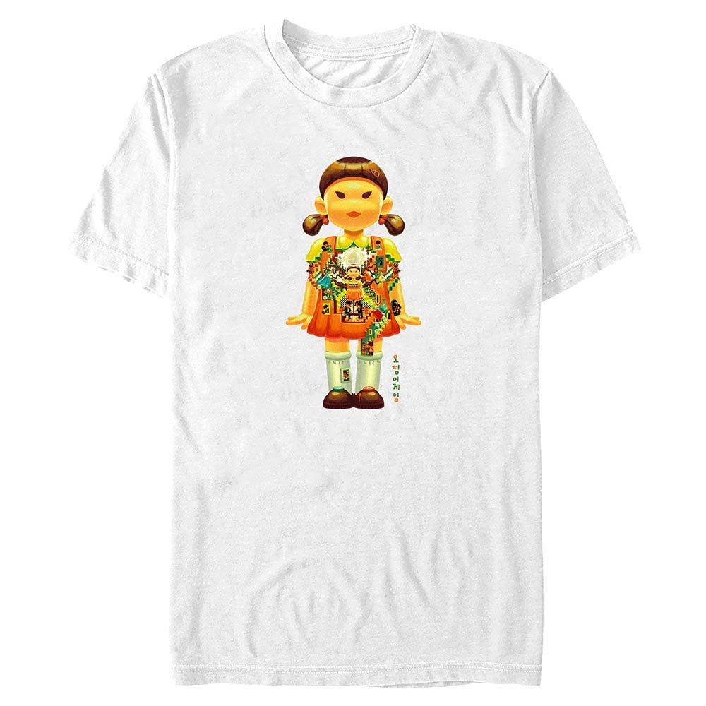 Squid Game Young-Hee Doll Map Big & Tall T-Shirt, WHITE, hi-res