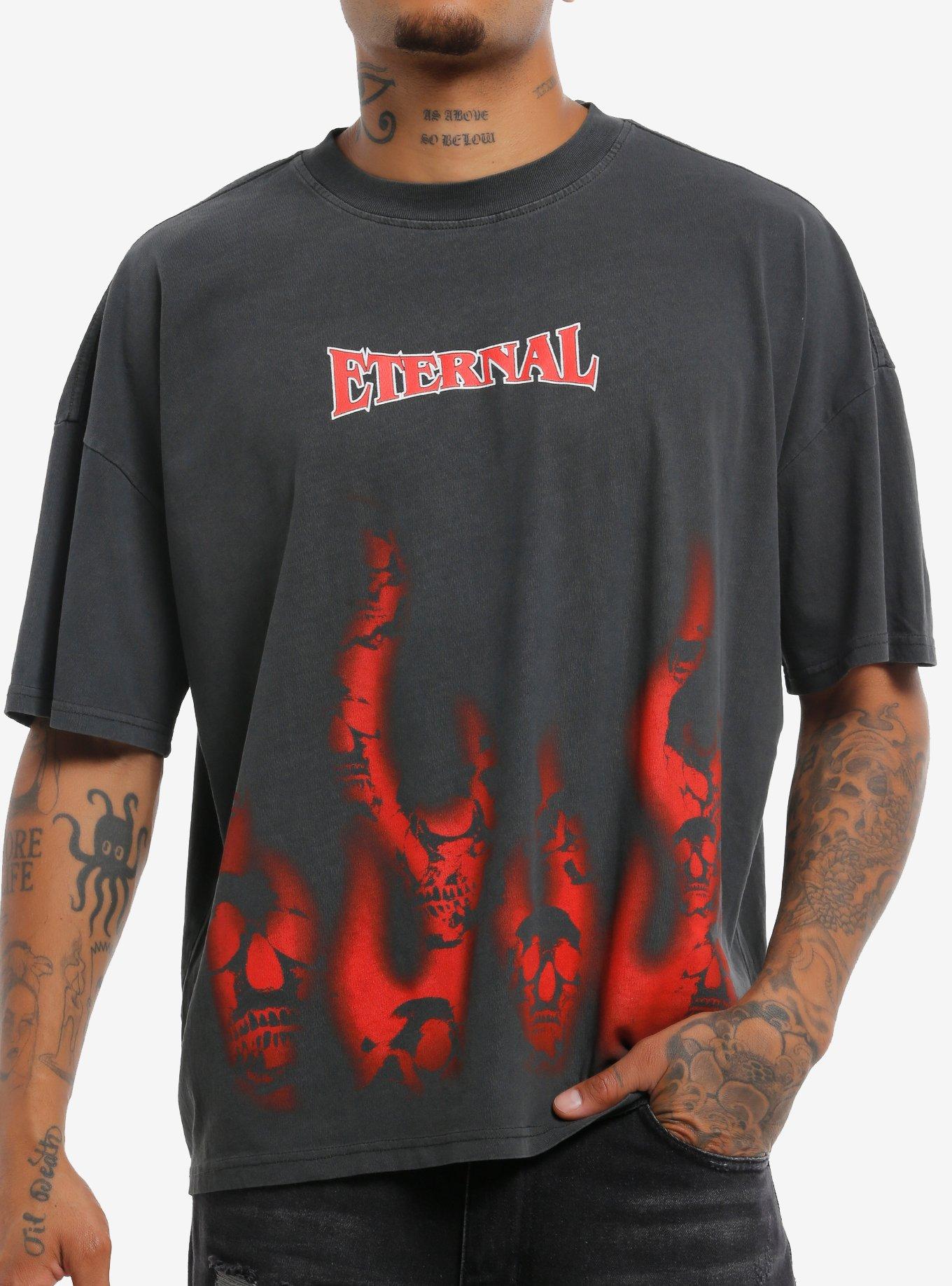 Eternal Skull Flames T-Shirt, , hi-res