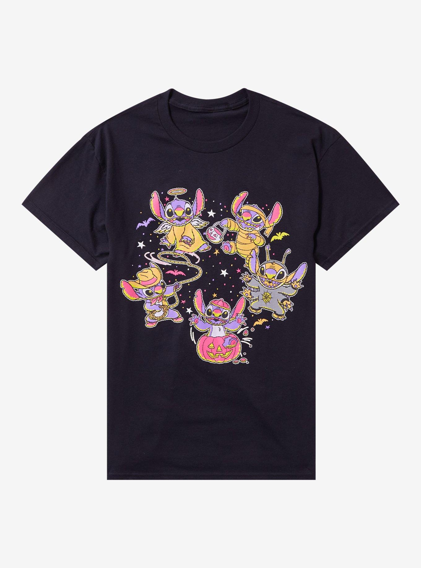 Disney Stitch Halloween Costumes Glow-In-The Dark Girls T-Shirt, , hi-res