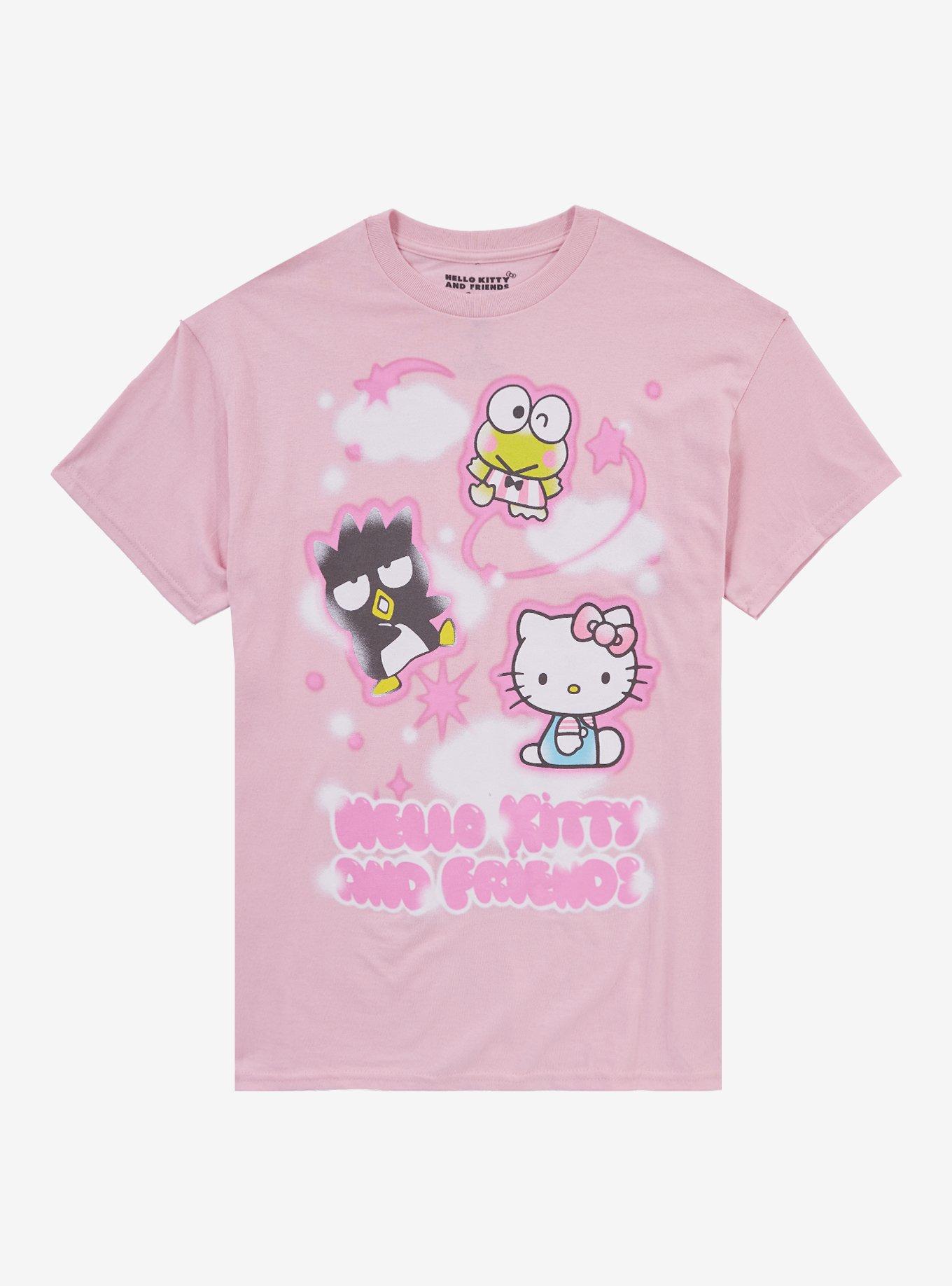 Hello Kitty And Friends Clouds Airbrush Girls T-Shirt, MULTI, hi-res
