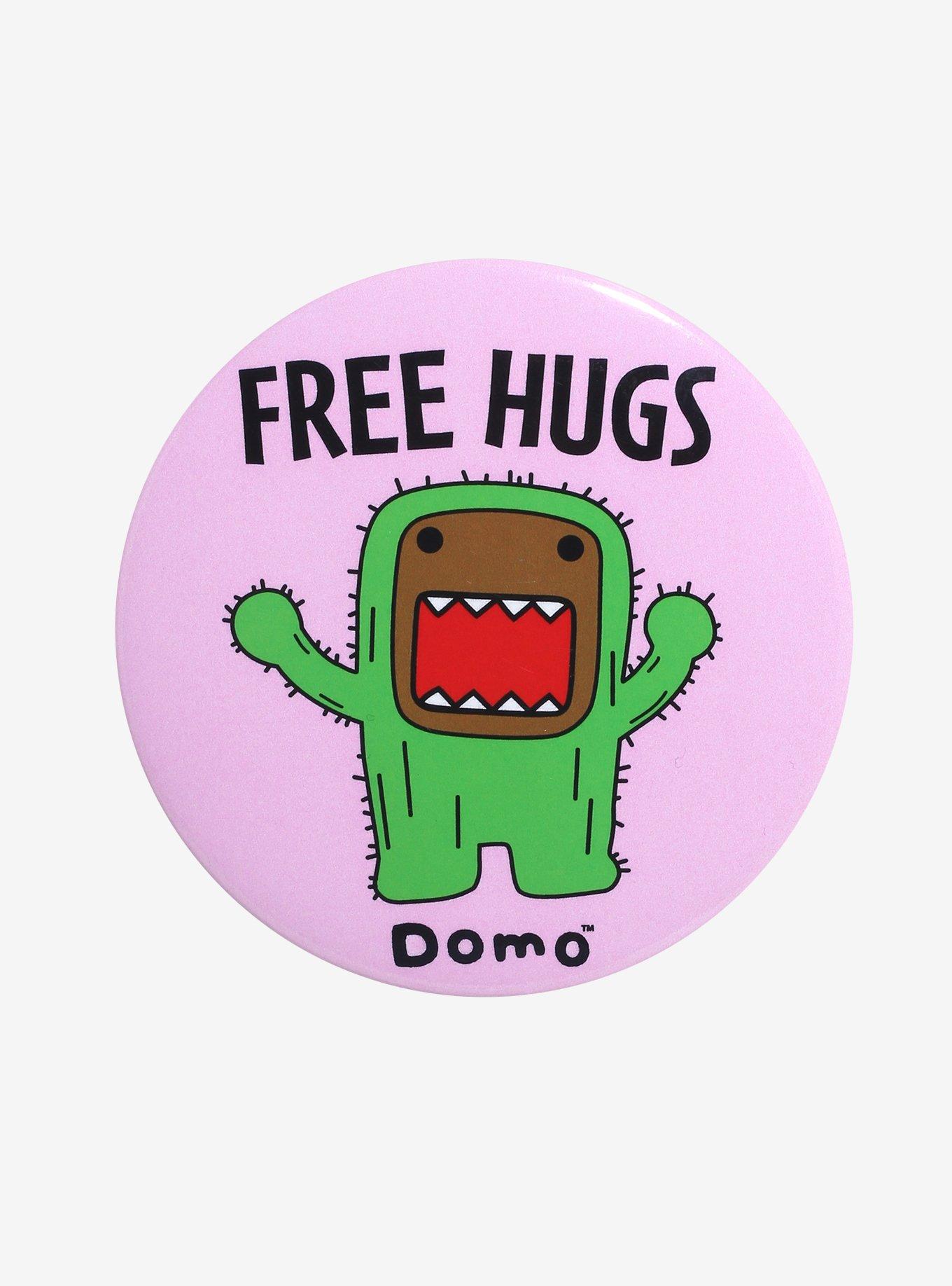 Domo Free Hugs 3 Inch Button, , hi-res
