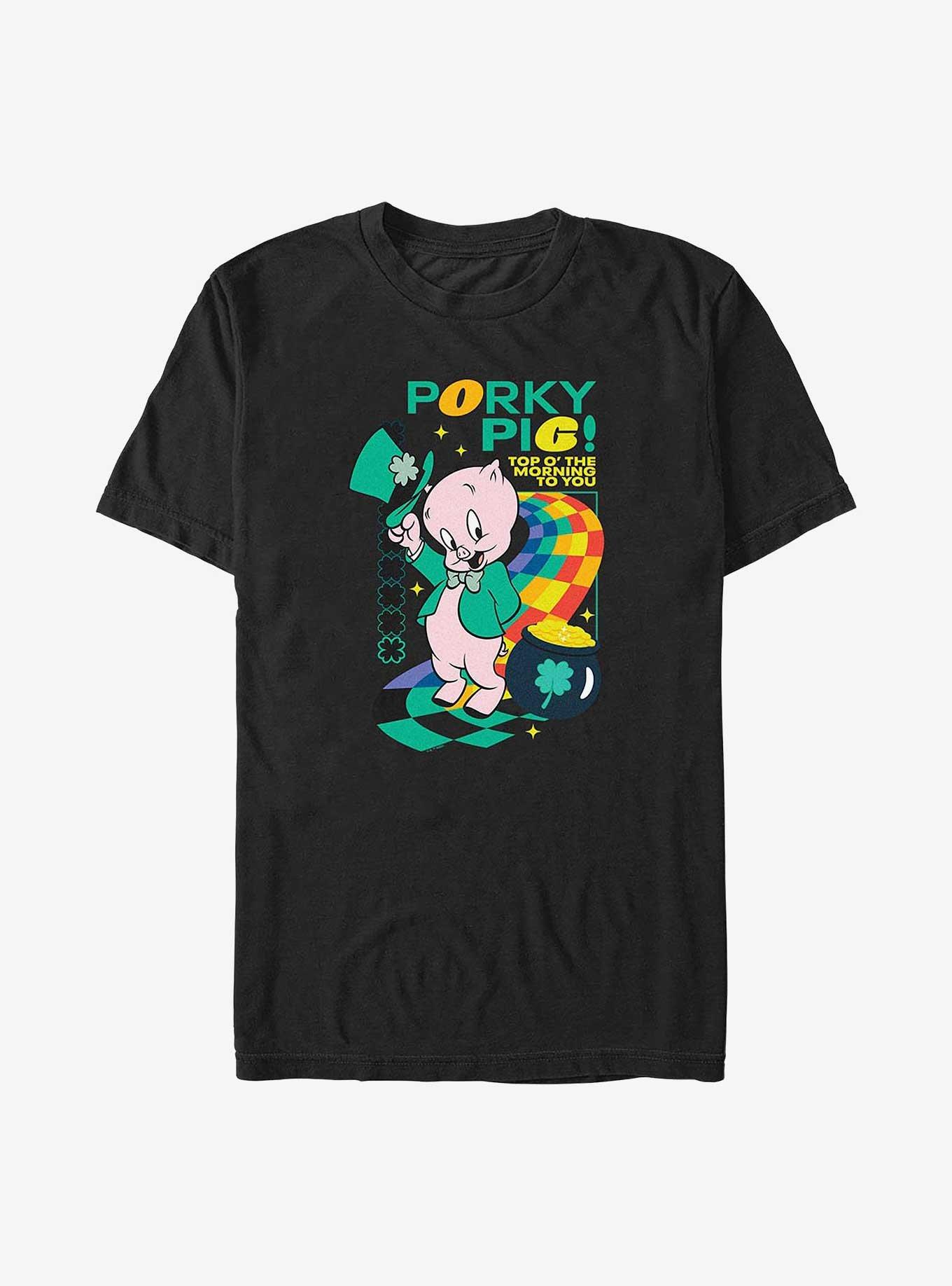 Looney Tunes Porky Pig St Patrick Big & Tall T-Shirt, , hi-res