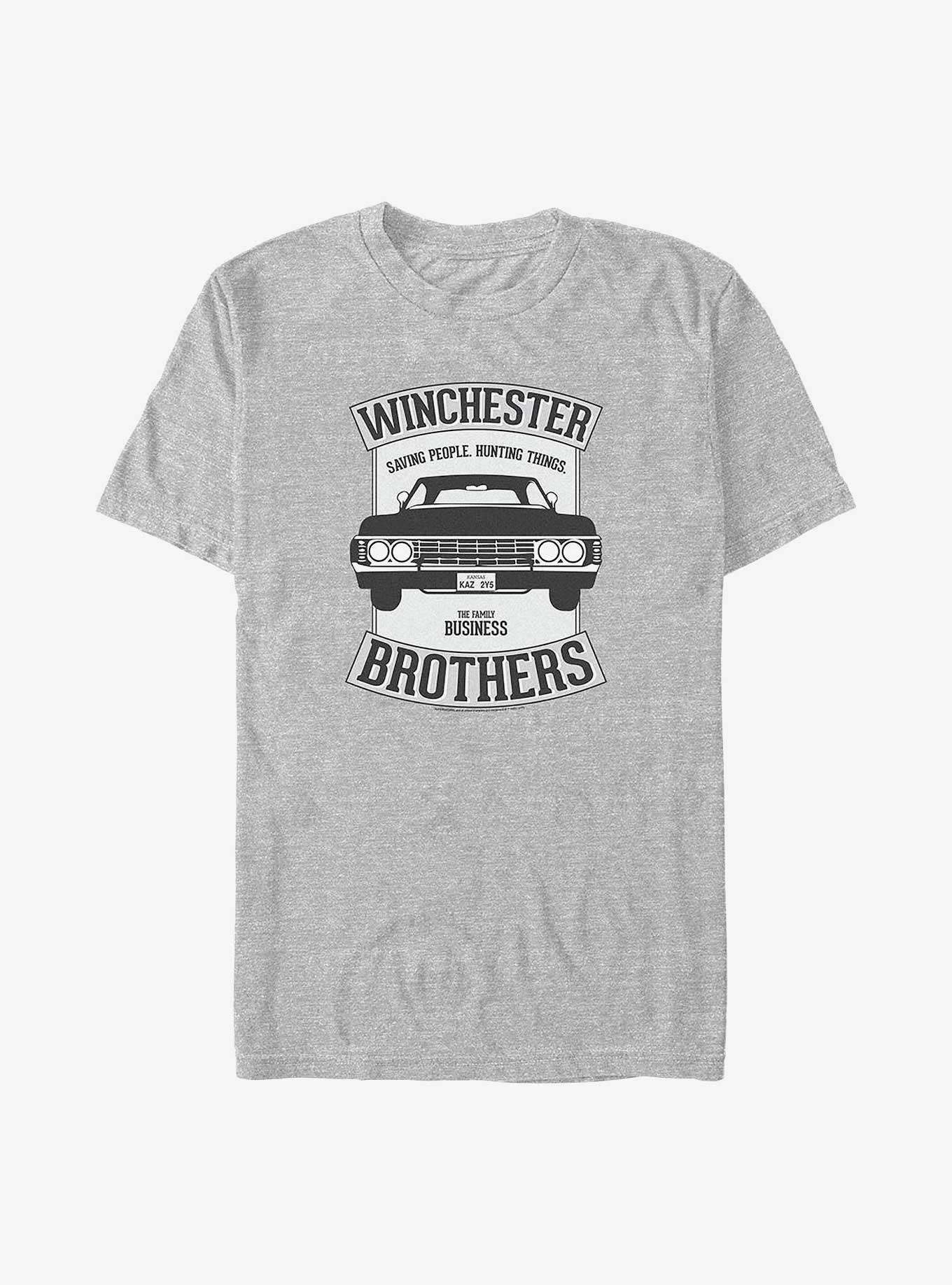 Supernatural Winchester Car Crest Big & Tall T-Shirt, , hi-res
