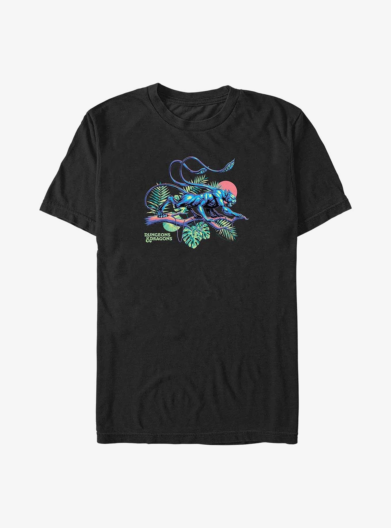 Dungeons & Dragons Kitty Whippens Island Vibes Big & Tall T-Shirt, BLACK, hi-res