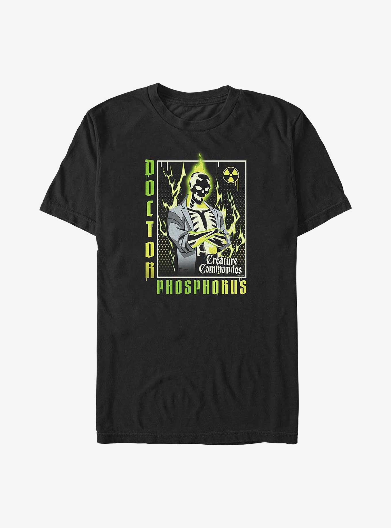 DC Comics Creature Commandos Dr Phos Big & Tall T-Shirt, BLACK, hi-res