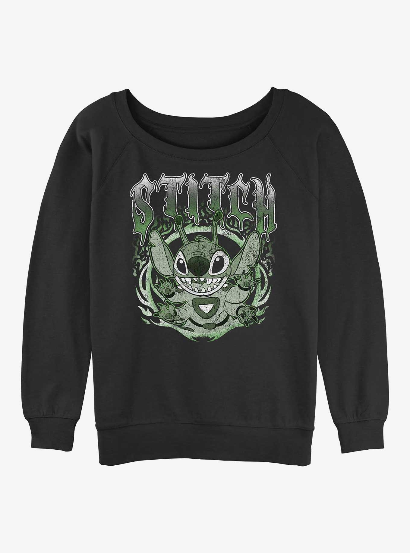 Disney Lilo & Stitch Experiment 626 Girls Slouchy Sweatshirt Hot Topic Exclusive, , hi-res