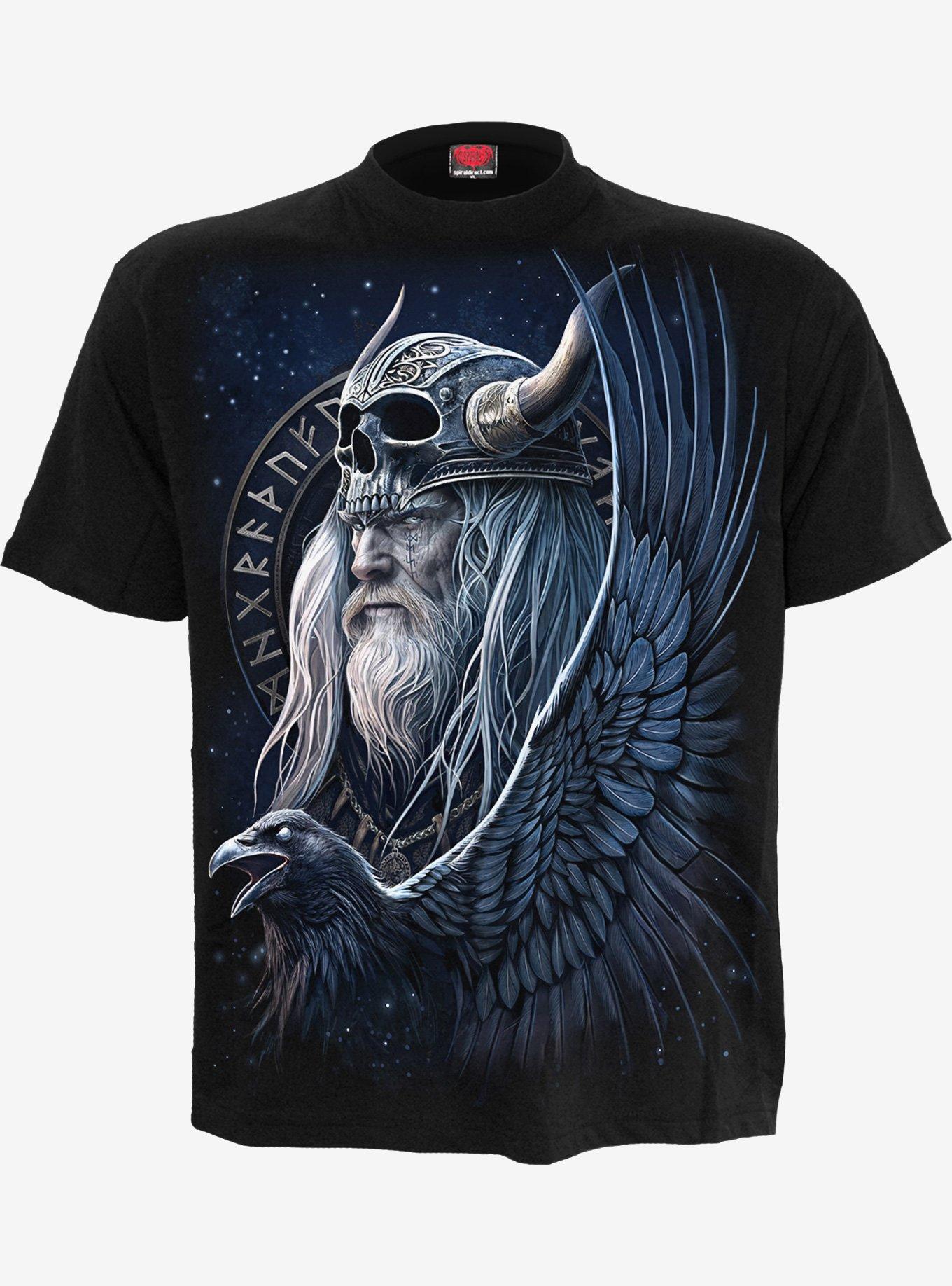 Odin's Warrior T-Shirt, BLACK, hi-res
