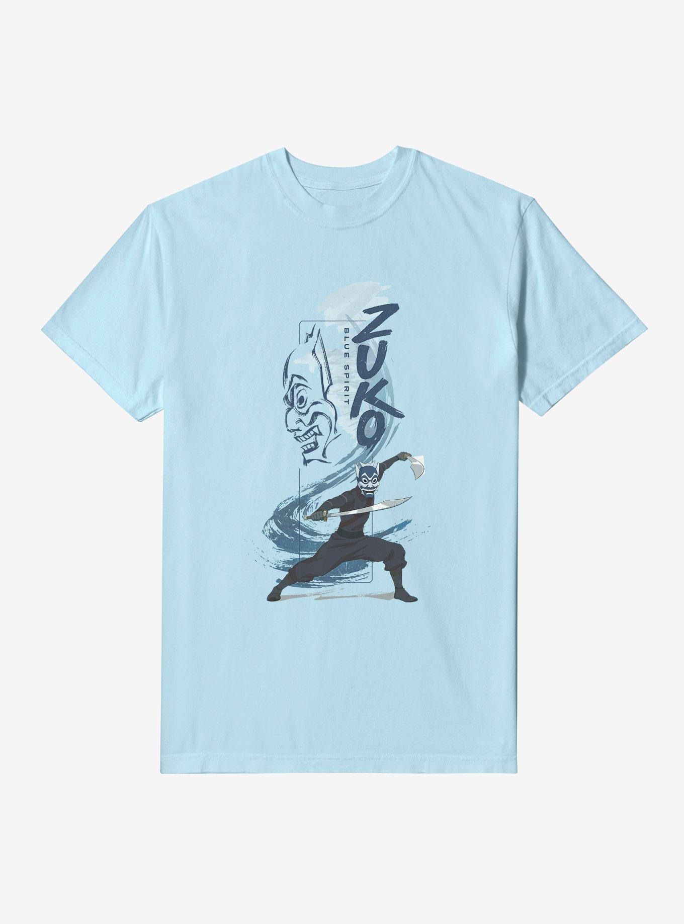 Avatar: The Last Airbender Zuko Blue Spirit Garment-Dyed T-Shirt,All Products : American Fashion Style Bags On Sale
