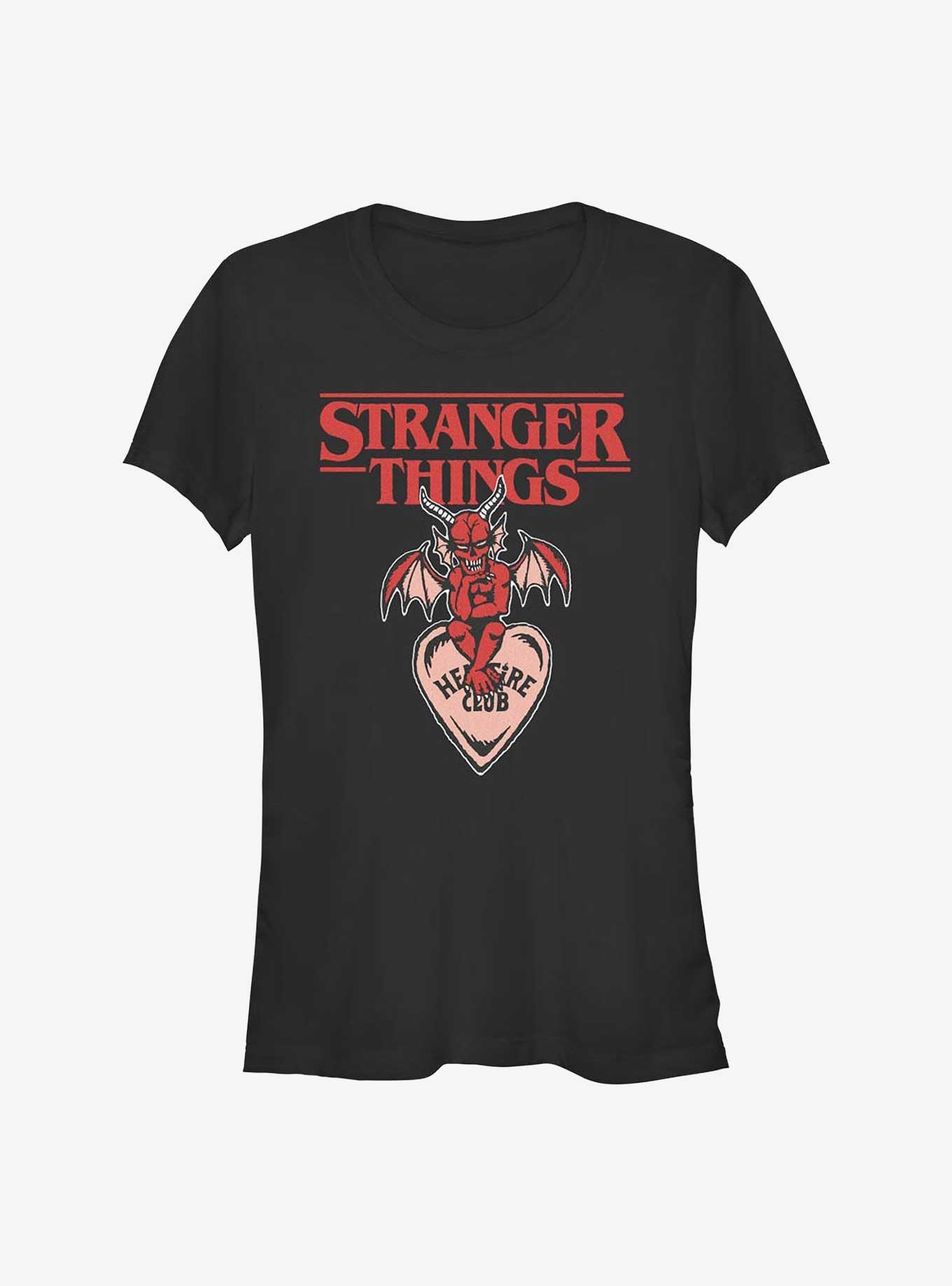 Stranger Things Hellfire Club Devil Girls T-Shirt, BLACK, hi-res
