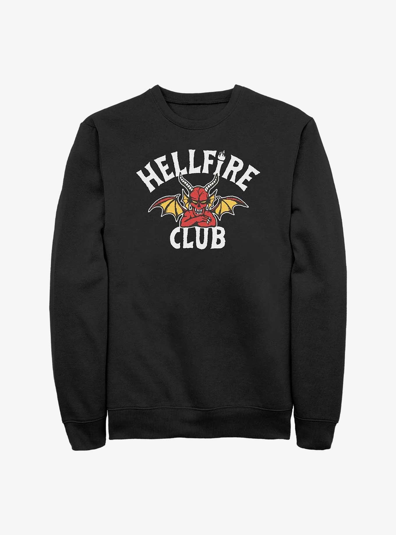 Stranger Things Devil Logo Hellfire Club Sweatshirt, , hi-res