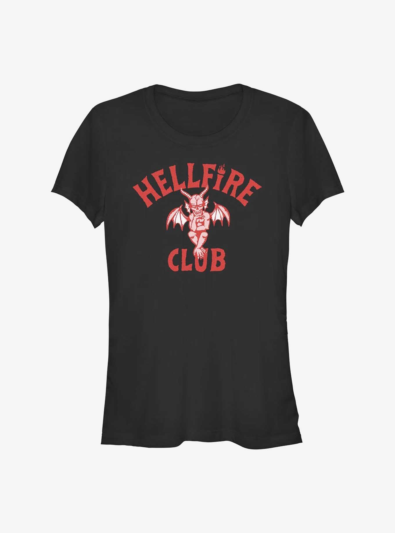 Stranger Things Sitting Devil Logo Girls T-Shirt, , hi-res