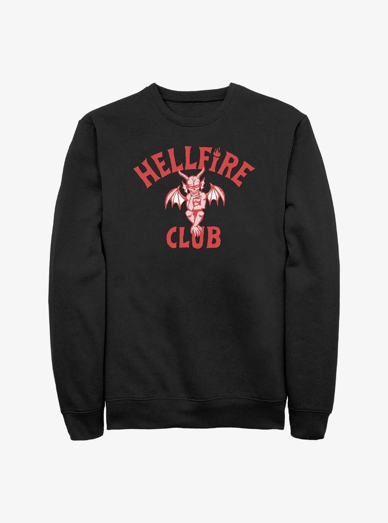 Stranger Things Sitting Devil Logo Sweatshirt, , hi-res