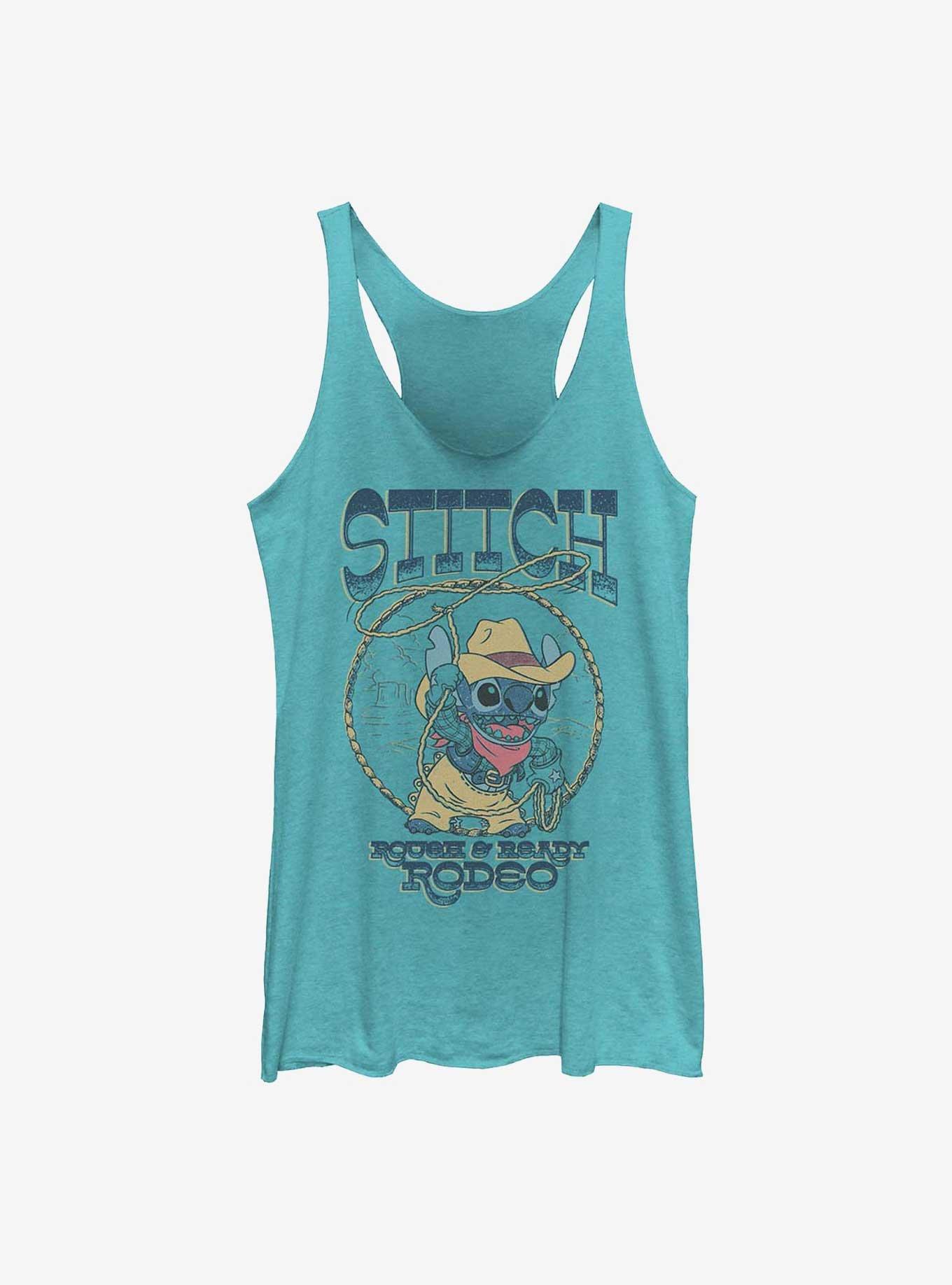 Disney Lilo & Stitch Rough & Ready Rodeo Girls Tank Hot Topic Web Exclusive, TAHI BLUE, hi-res