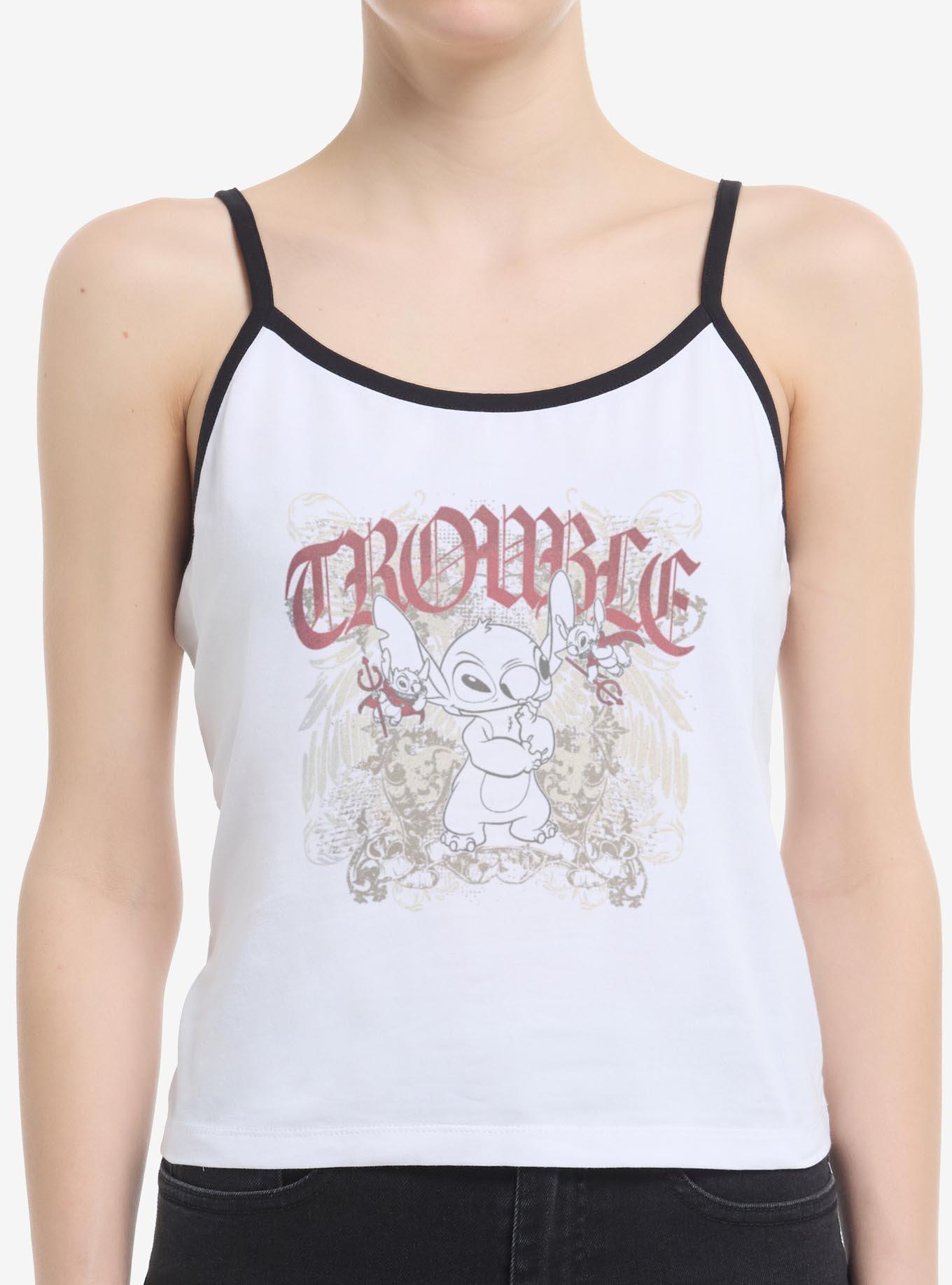Disney Lilo & Stitch Total Trouble Girls Cami Tank Hot Topic Web Exclusive, , hi-res