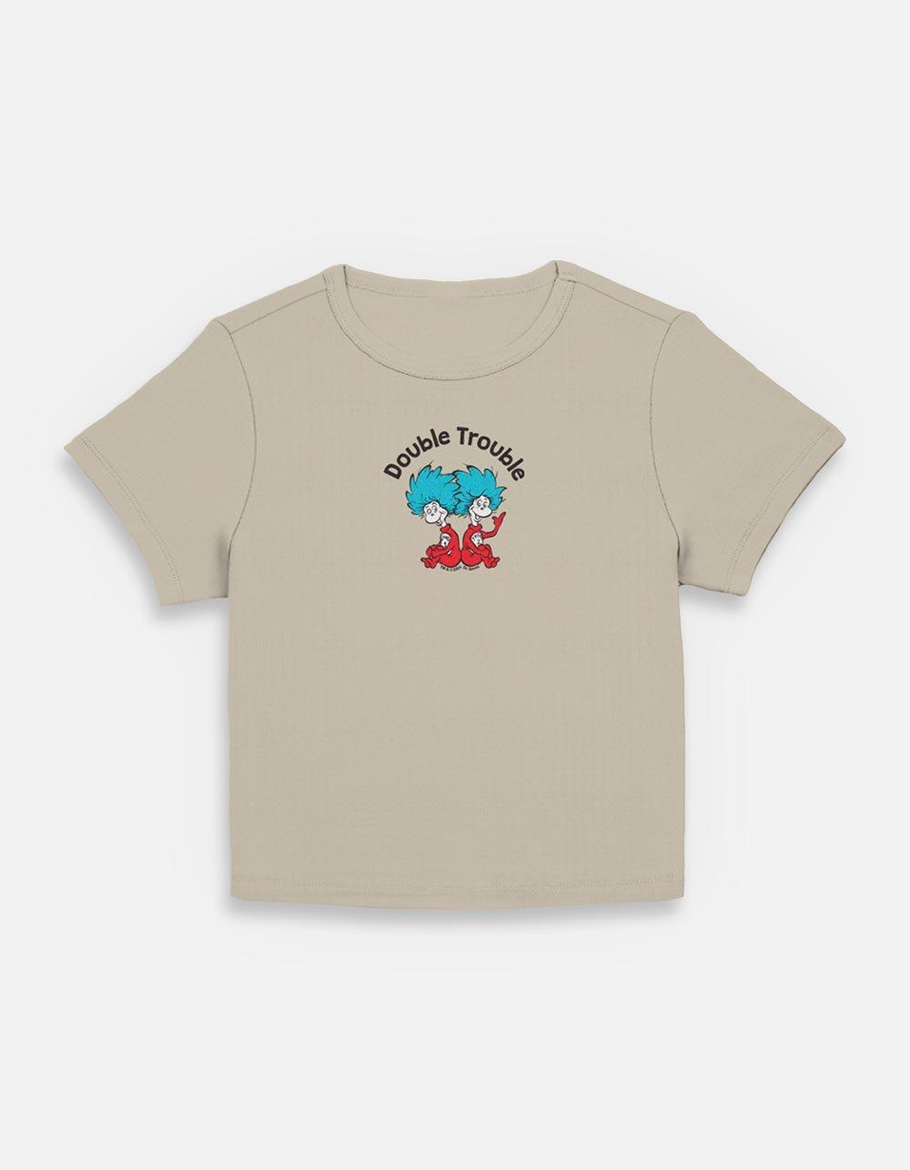 Dr. Seuss Cat In The Hat Double Trouble Thing 1 & Thing 2 Womens Baby T-Shirt, , hi-res