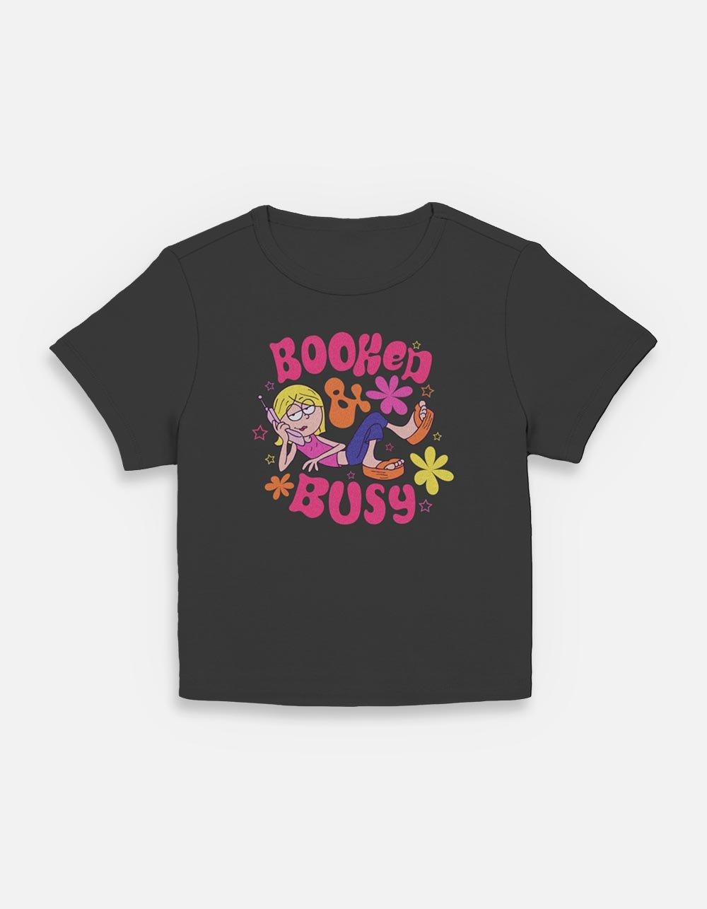 Disney Lizzie McGuire Totally Booked Womens Baby T-Shirt, BLACK, hi-res