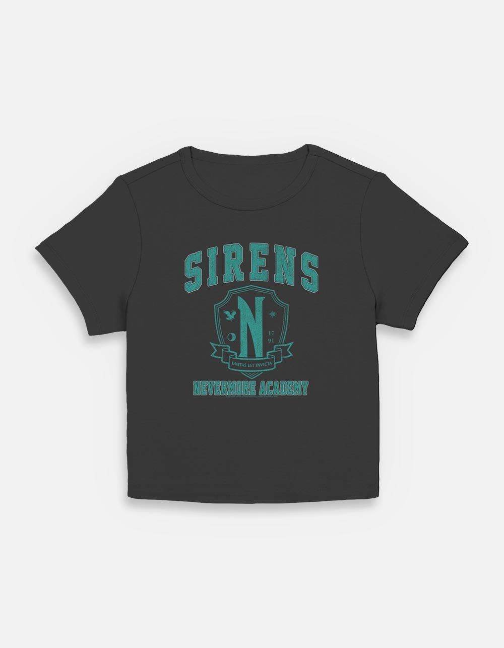 Wednesday Sirens Academy Womens Baby T-Shirt, , hi-res