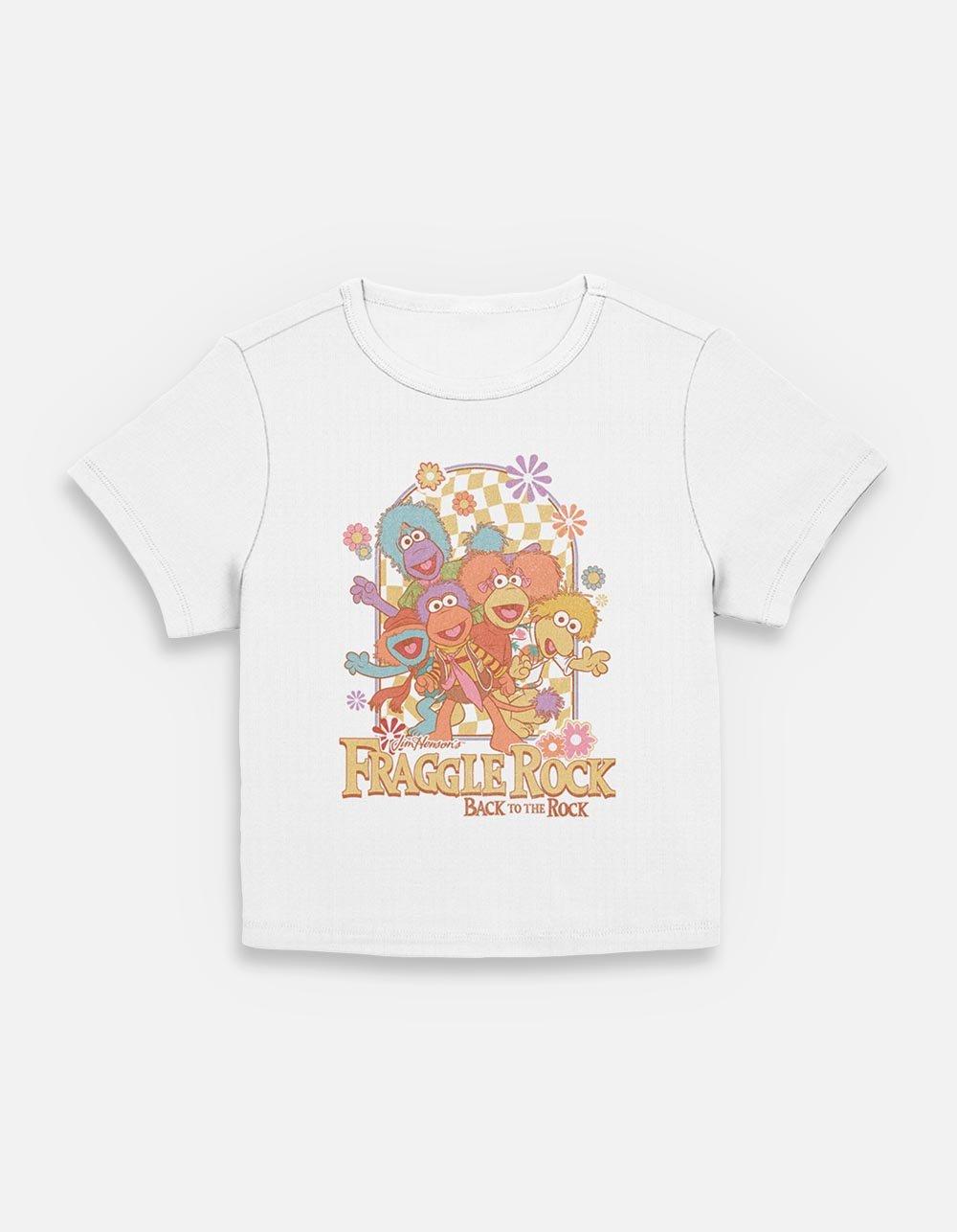 Fraggle Rock Group Shot Womens Baby T-Shirt, EGRET, hi-res