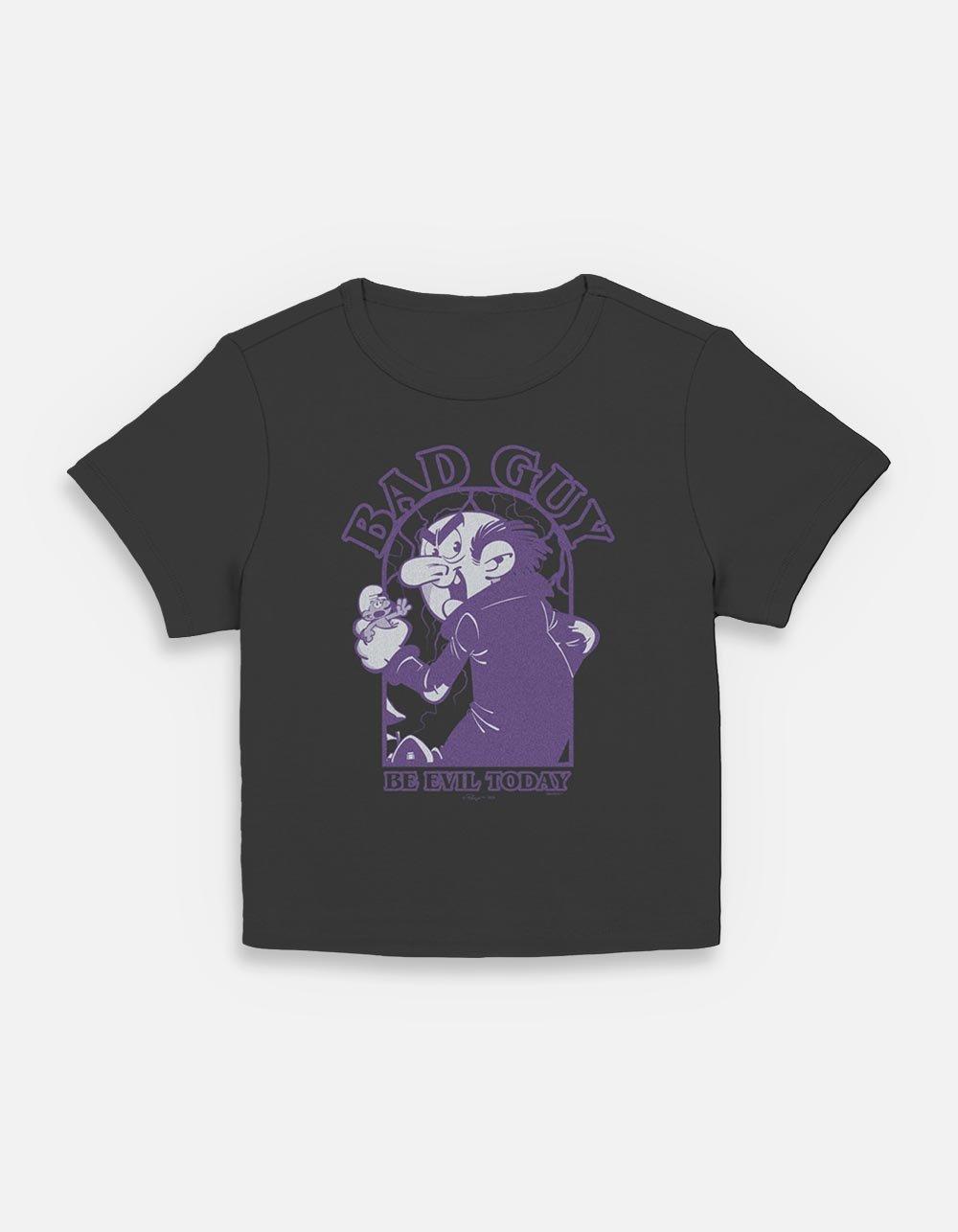 The Smurfs Bad Guy Womens Baby T-Shirt, BLACK, hi-res