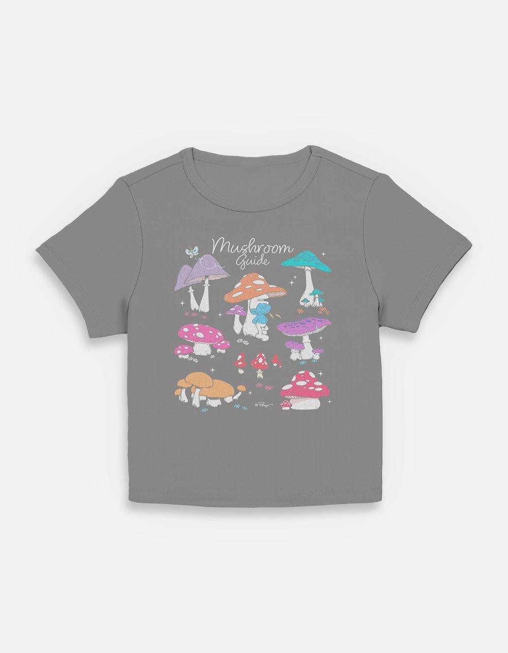 The Smurfs Forest Womens Baby T-Shirt, CHARCOAL, hi-res