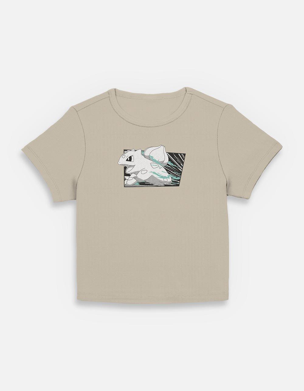 Pokemon Bulbasaur Run Womens Baby T-Shirt, PLAZTAUPE, hi-res