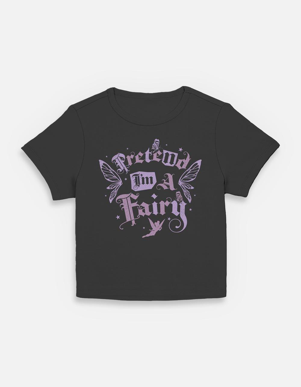 Disney Tinker Bell Pretend Fairy Womens Baby T-Shirt, BLACK, hi-res