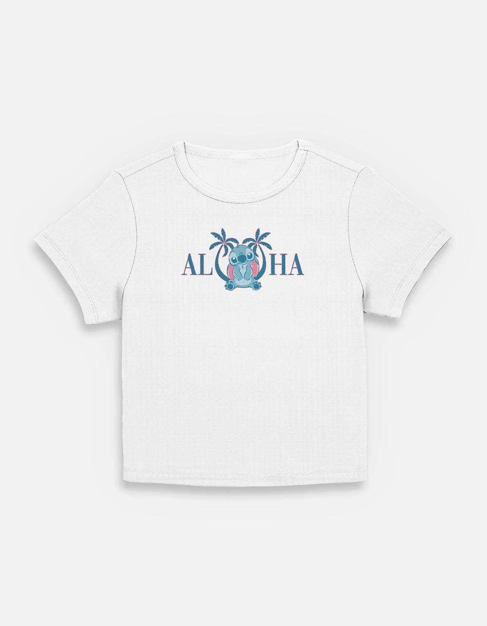 Disney Lilo & Stitch Aloha Beach Club Womens Baby T-Shirt, EGRET, hi-res