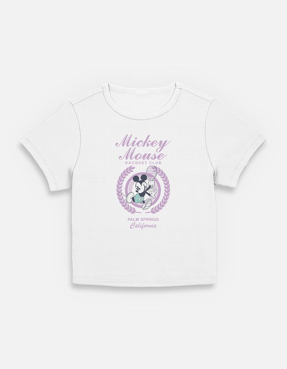 Disney Mickey Mouse Racquet Club Womens Baby T-Shirt, EGRET, hi-res