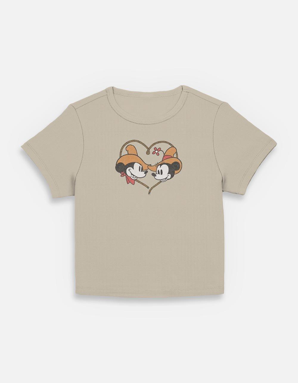 Disney Mickey Mouse & Minnie Mouse Western Sweethearts Womens Baby T-Shirt, , hi-res