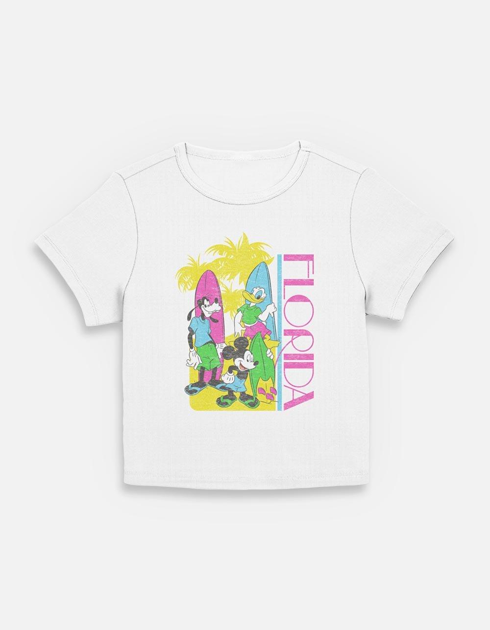 Disney Mickey Mouse Florida Womens Baby T-Shirt, EGRET, hi-res