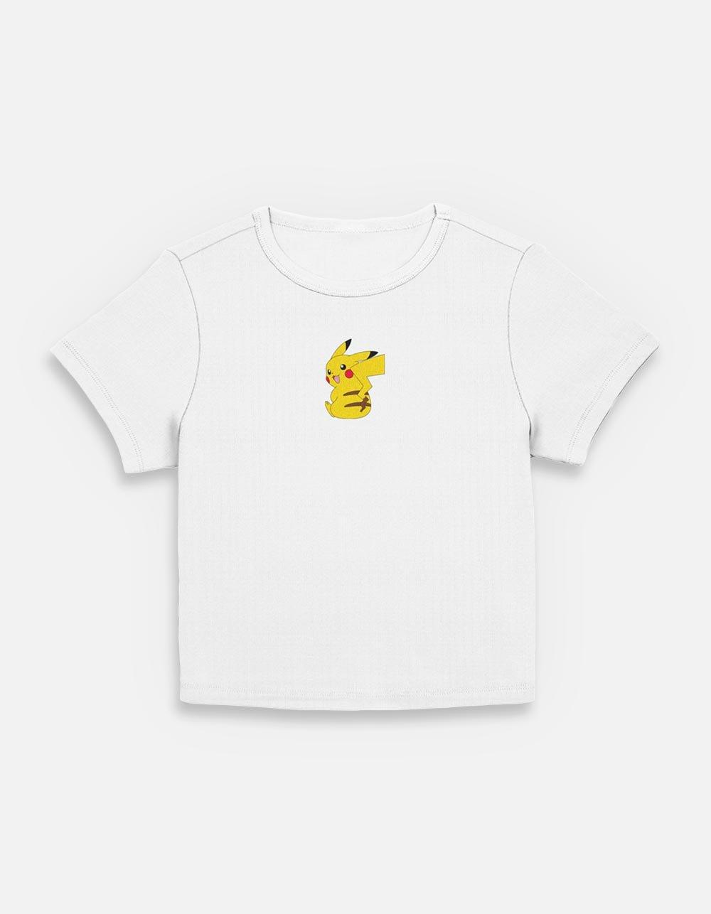 Pokemon Cute Pika Womens Baby T-Shirt, EGRET, hi-res