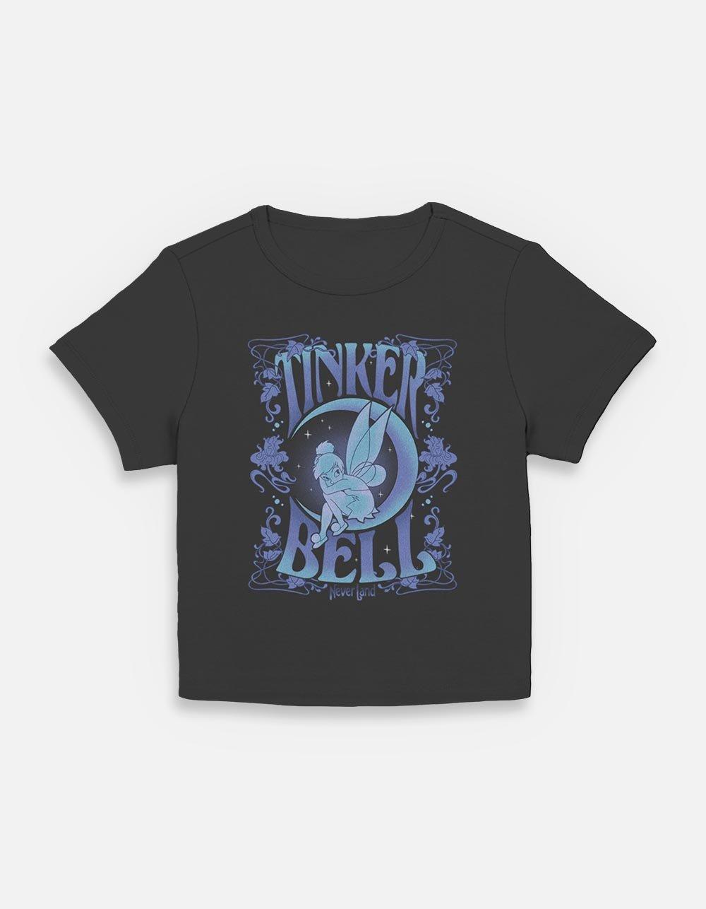 Disney Tinker Bell Nouveau Poster Womens Baby T-Shirt, BLACK, hi-res