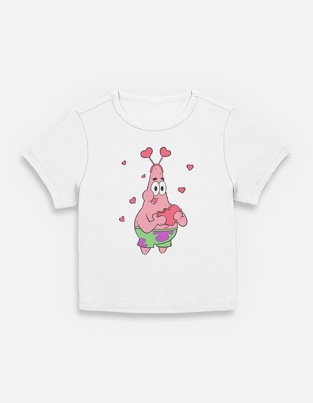 Spongebob Squarepants Cute Patrick Womens Baby T-Shirt, EGRET, hi-res