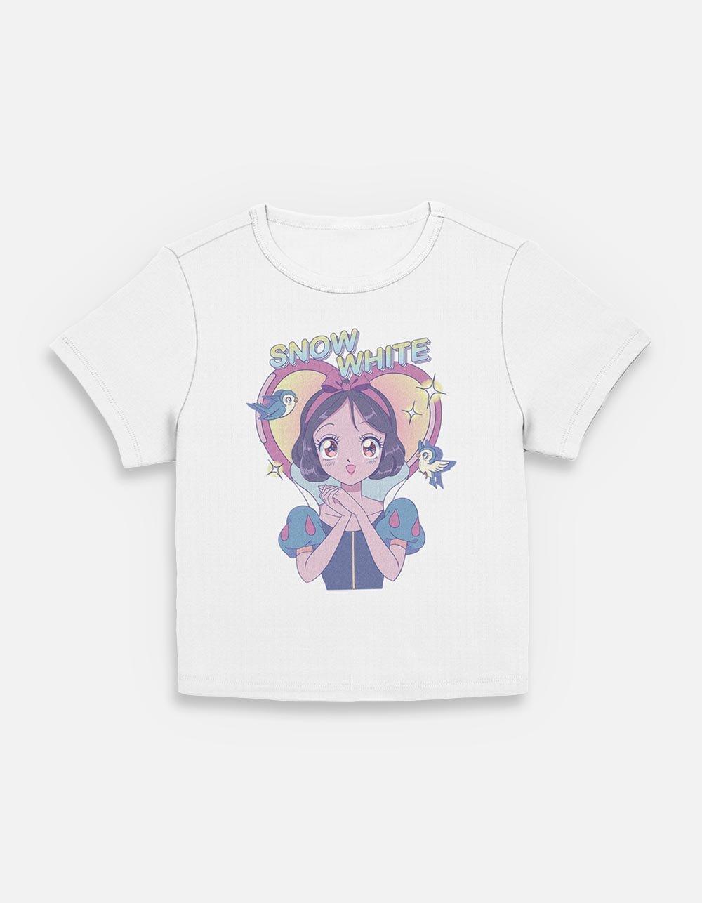 Disney Princesses Snow White Anime Womens Baby T-Shirt, EGRET, hi-res