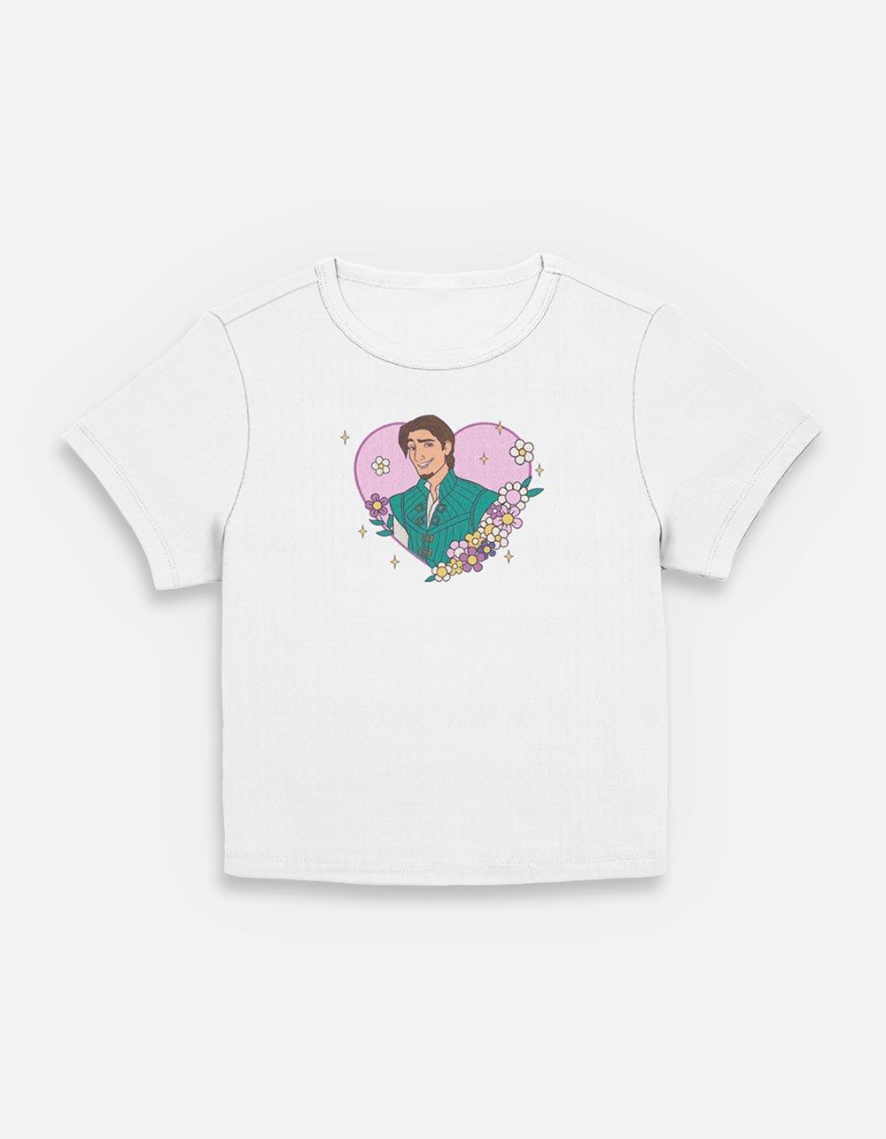Disney Princesses Flynn Rider Heart Lockup Womens Baby T-Shirt, EGRET, hi-res