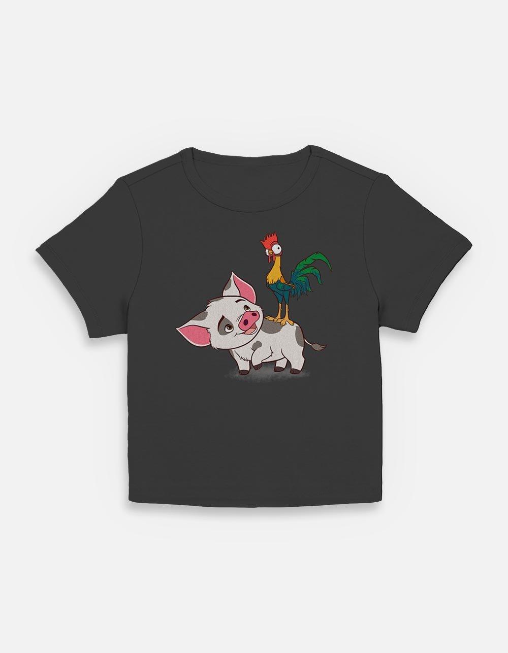 Disney Moana Hei Pua Womens Baby T-Shirt, BLACK, hi-res