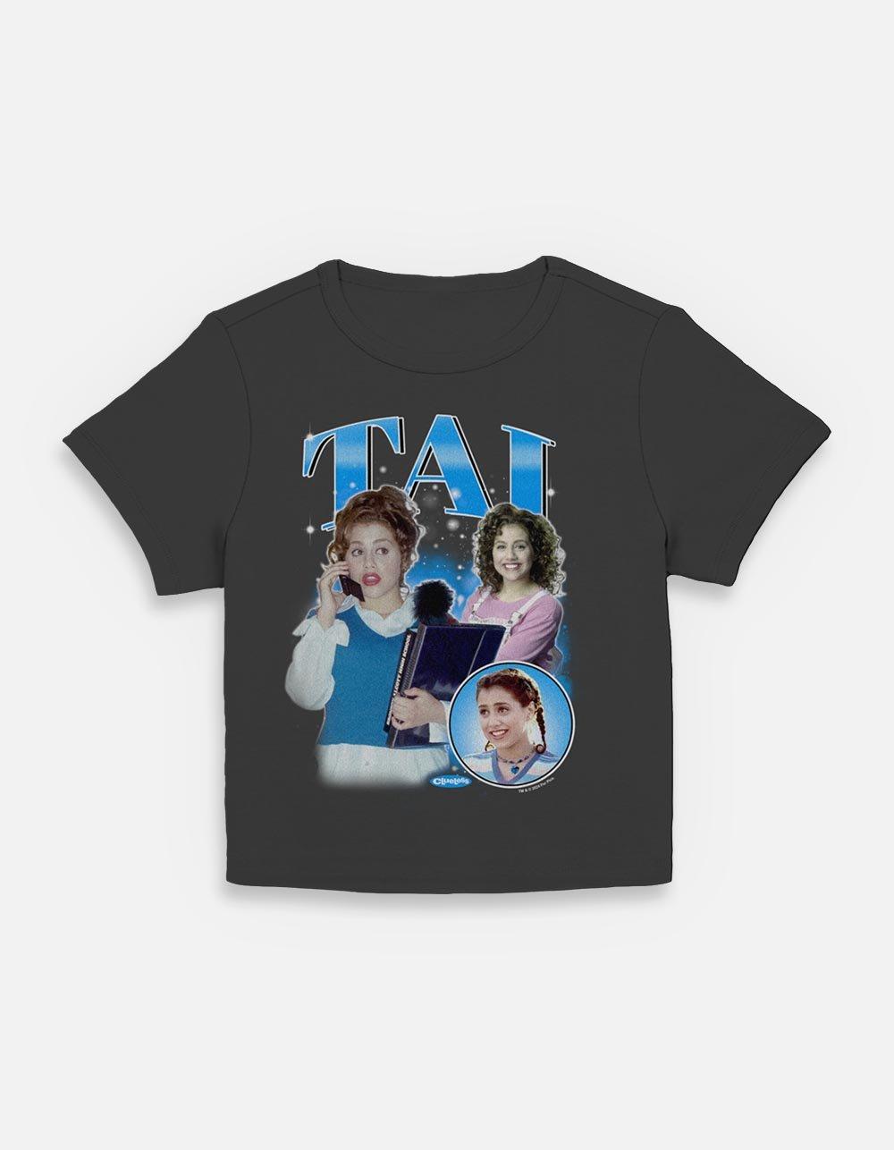 Clueless Y2K Tai Womens Baby T-Shirt, BLACK, hi-res