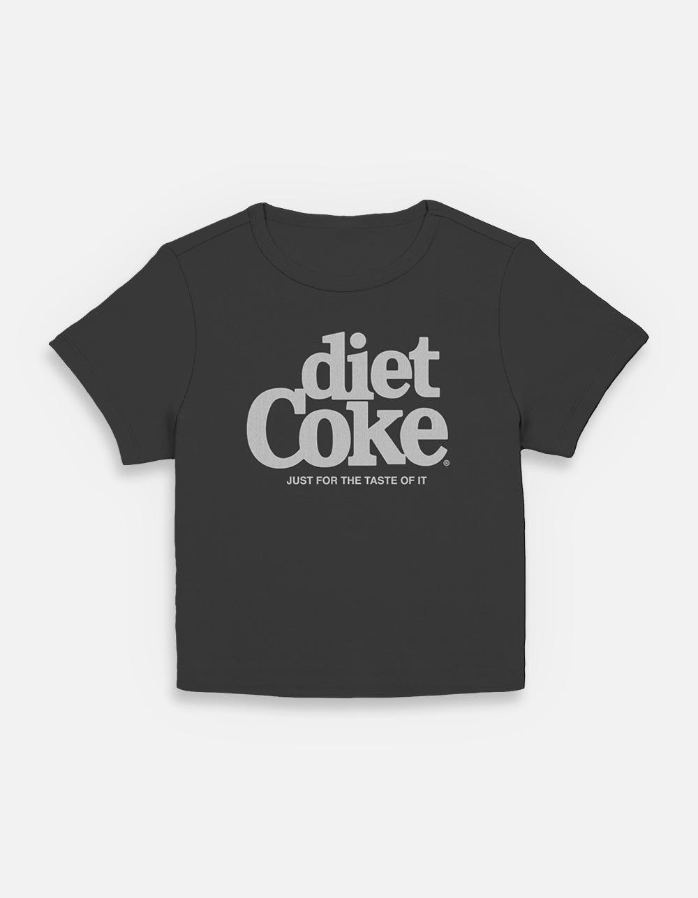 Coca-Cola Diet Coke Womens Baby T-Shirt, BLACK, hi-res