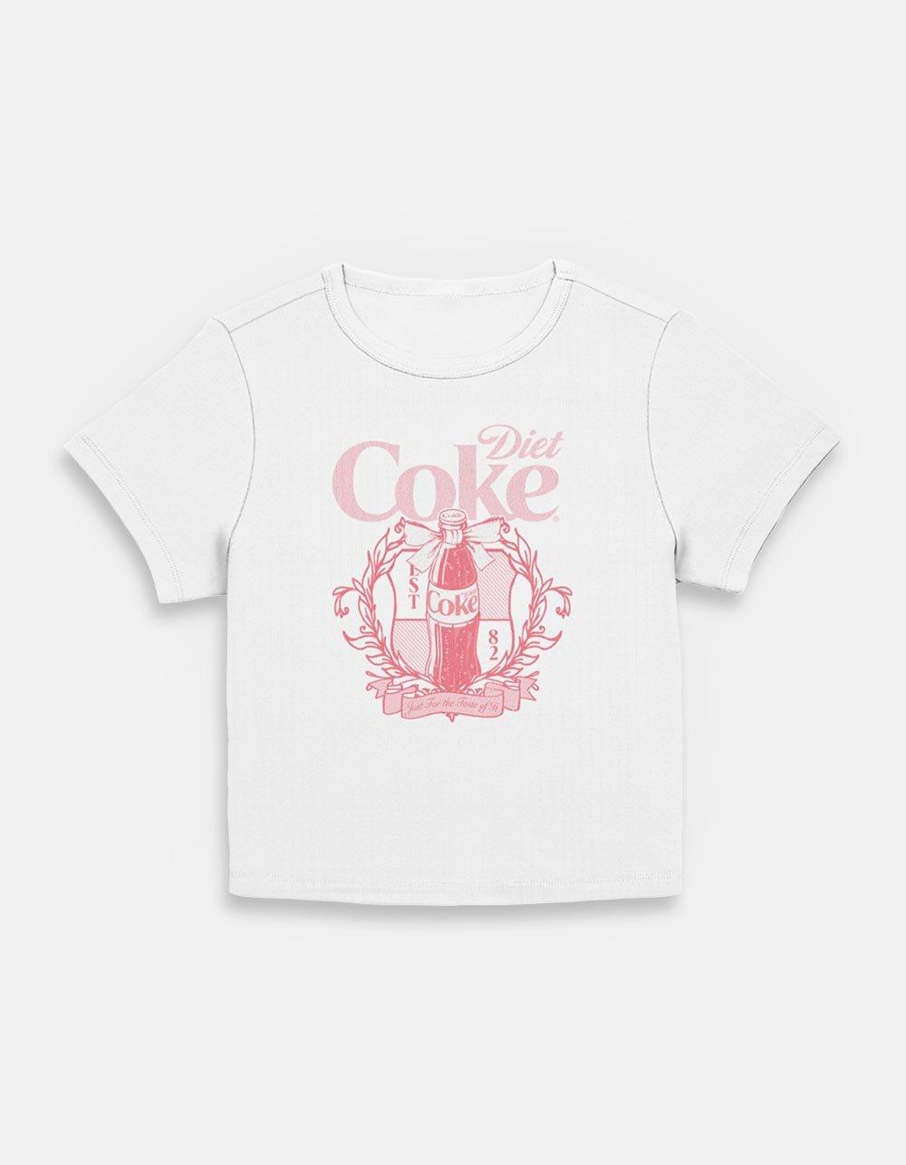 Coca-Cola Diet Coke Social Club Womens Baby T-Shirt, EGRET, hi-res