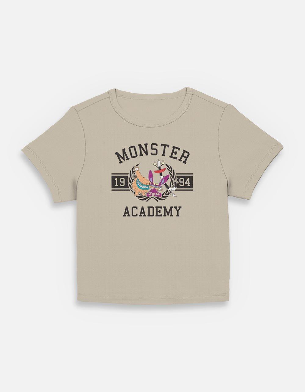 Nickelodeon Monster Academy Womens Baby T-Shirt, PLAZTAUPE, hi-res