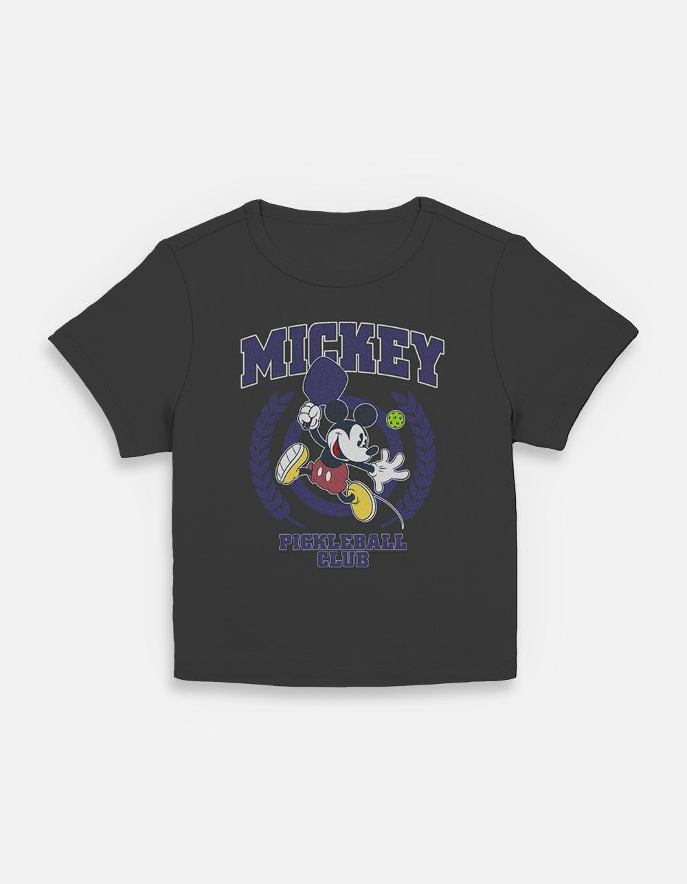 Disney Mickey Mouse Pickleball Team Womens Baby T-Shirt, BLACK, hi-res