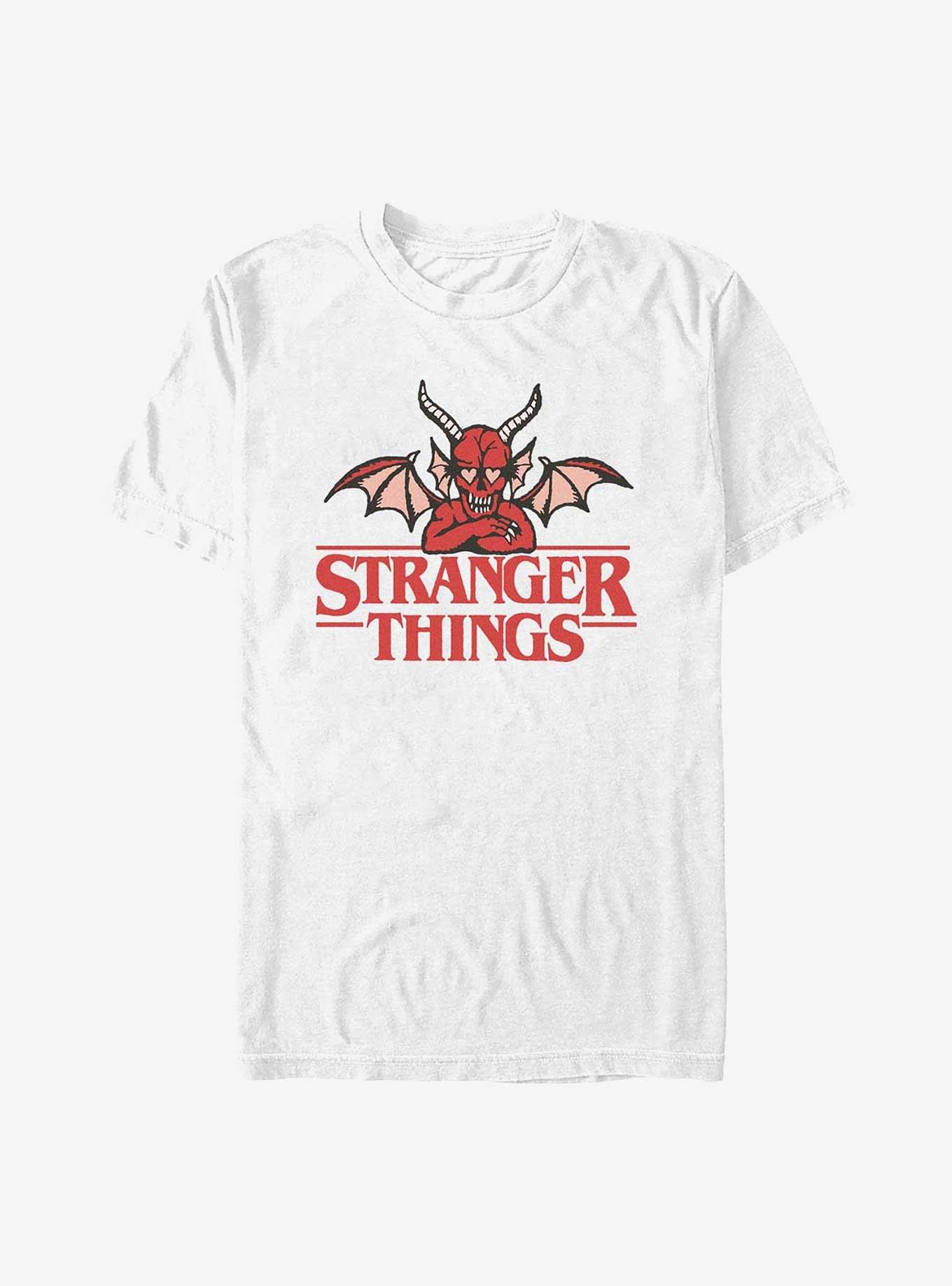 Stranger Things Devil In Love T-Shirt, WHITE, hi-res