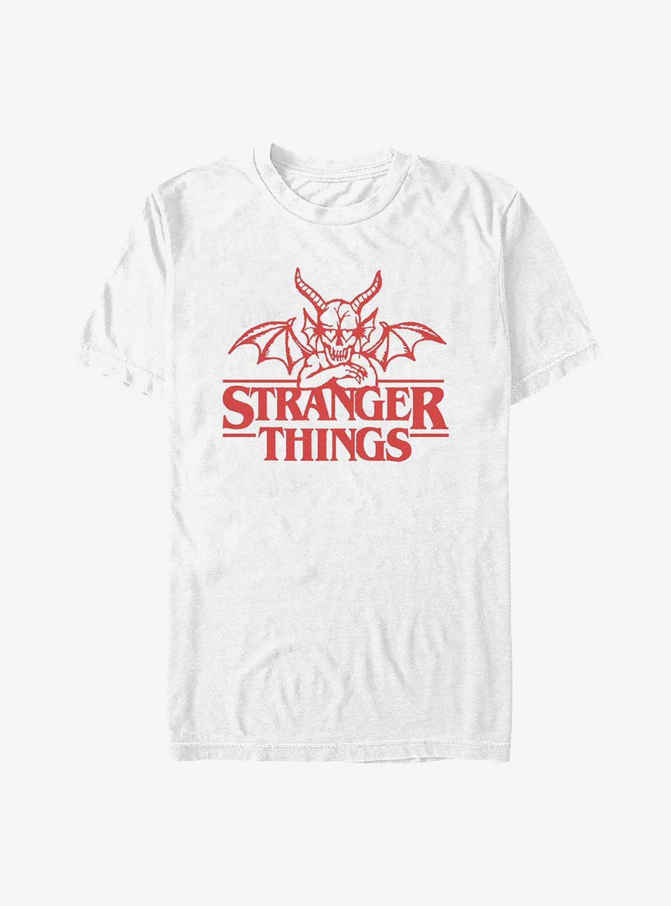 Stranger Things Devil In Love T-Shirt, WHITE, hi-res