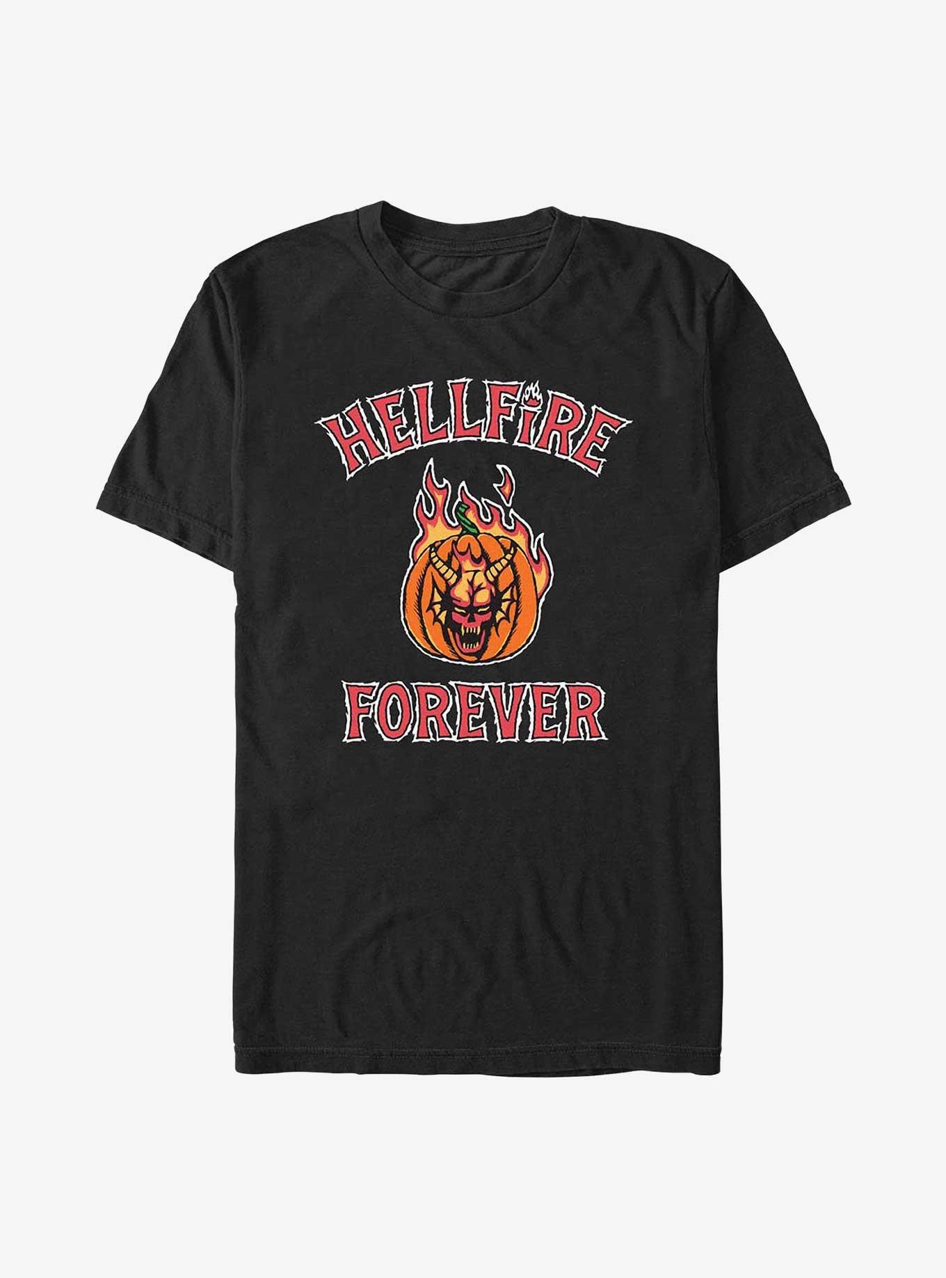 Stranger Things Hellfire Forever Pumpkin T-Shirt, , hi-res