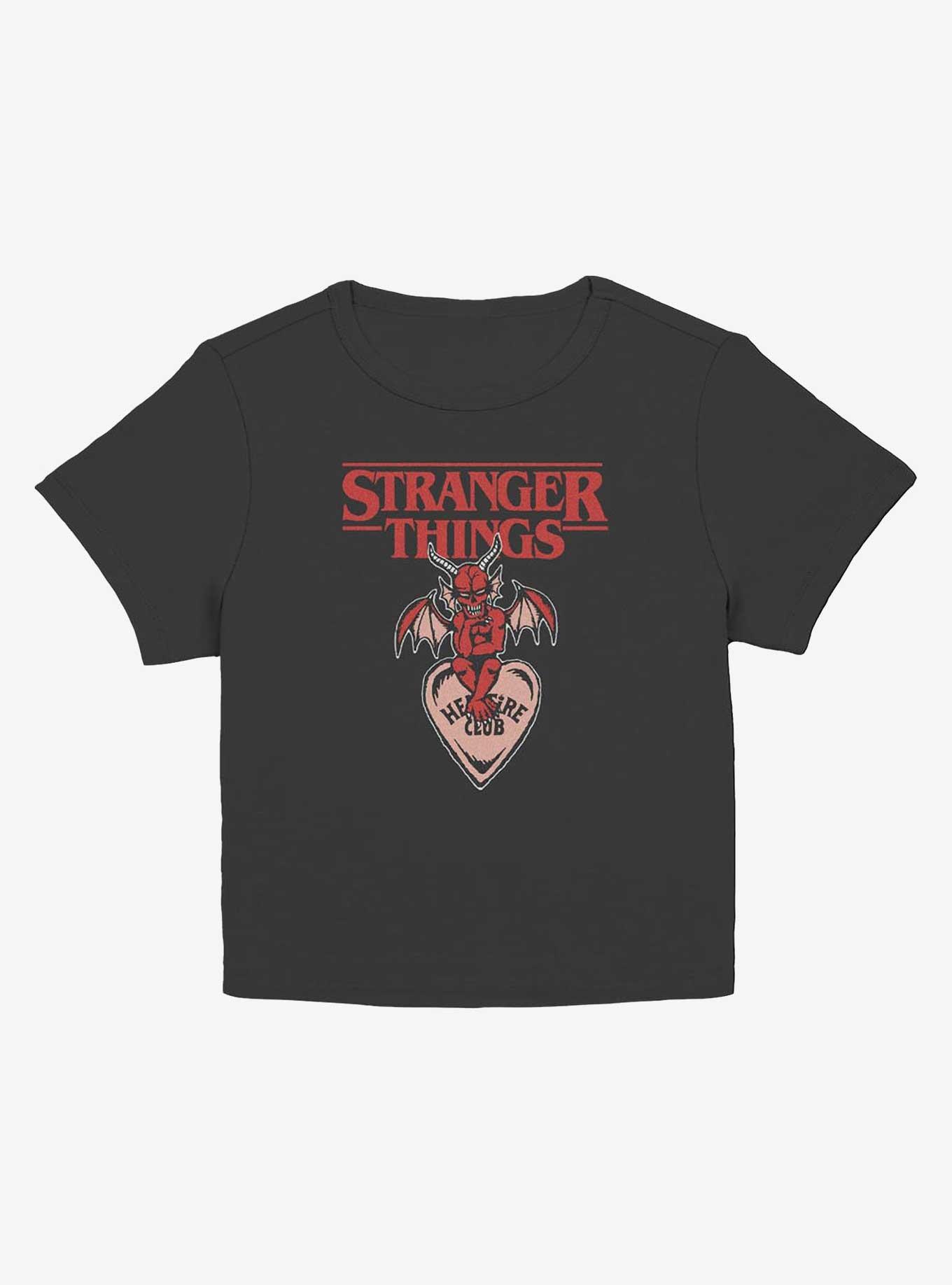 Stranger Things Hellfire Club Devil Girls Baby T-Shirt, BLACK, hi-res