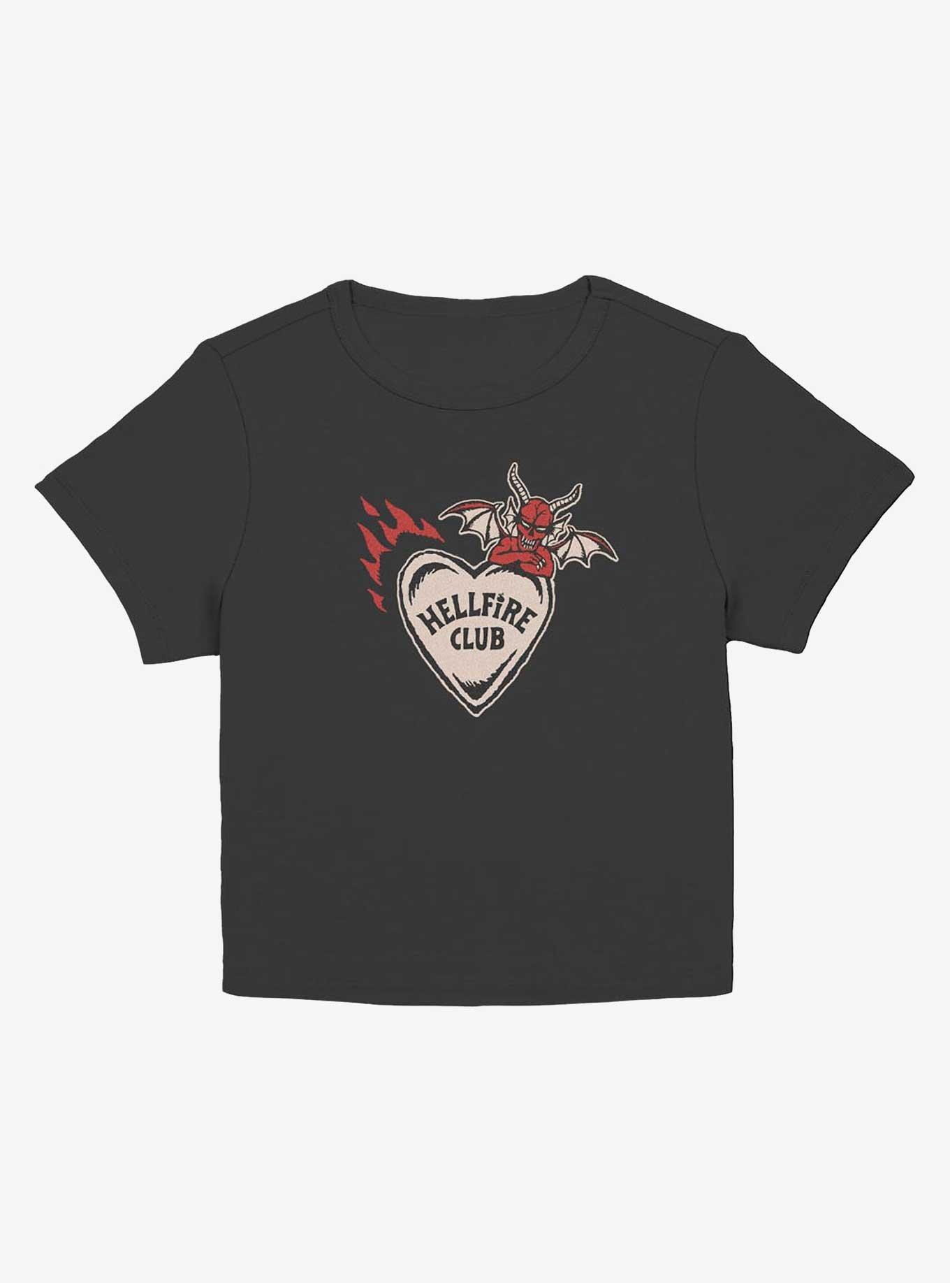 Stranger Things Hellfire Club Devil Heart Girls Baby T-Shirt, , hi-res