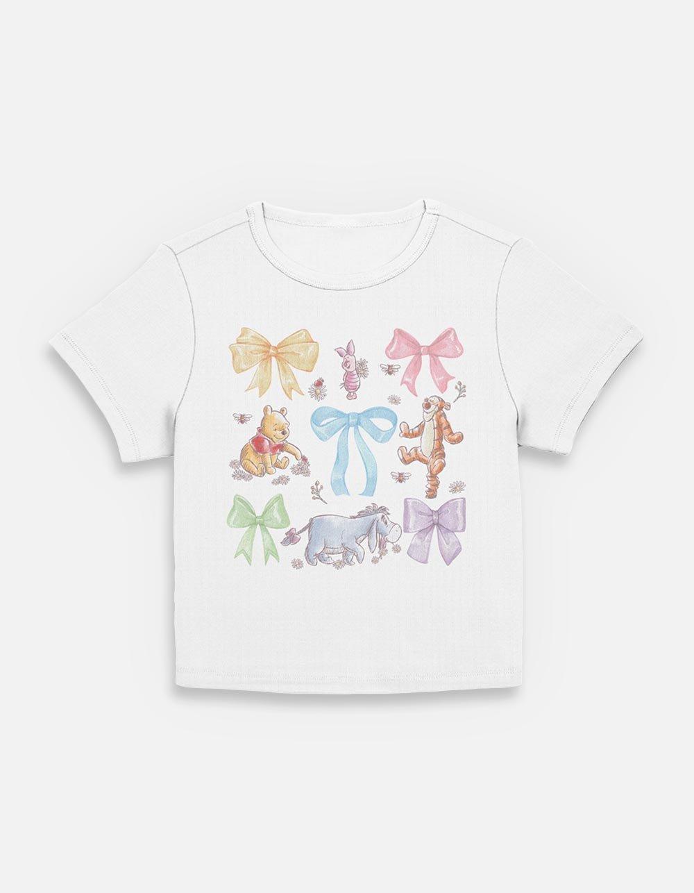 Disney Winnie The Pooh Bows And Bees Womens Baby T-Shirt,New Products : American Fashion Style Bags On Sale