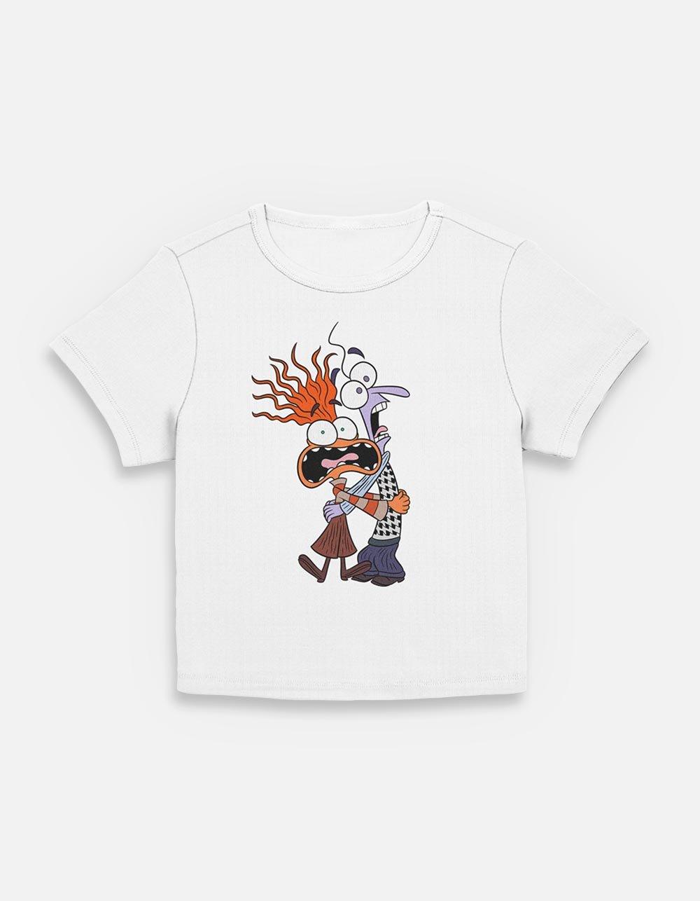 Disney Pixar Inside Out 2 Anxiety And Fear Womens Baby T-Shirt,New Products : American Fashion Style Bags On Sale