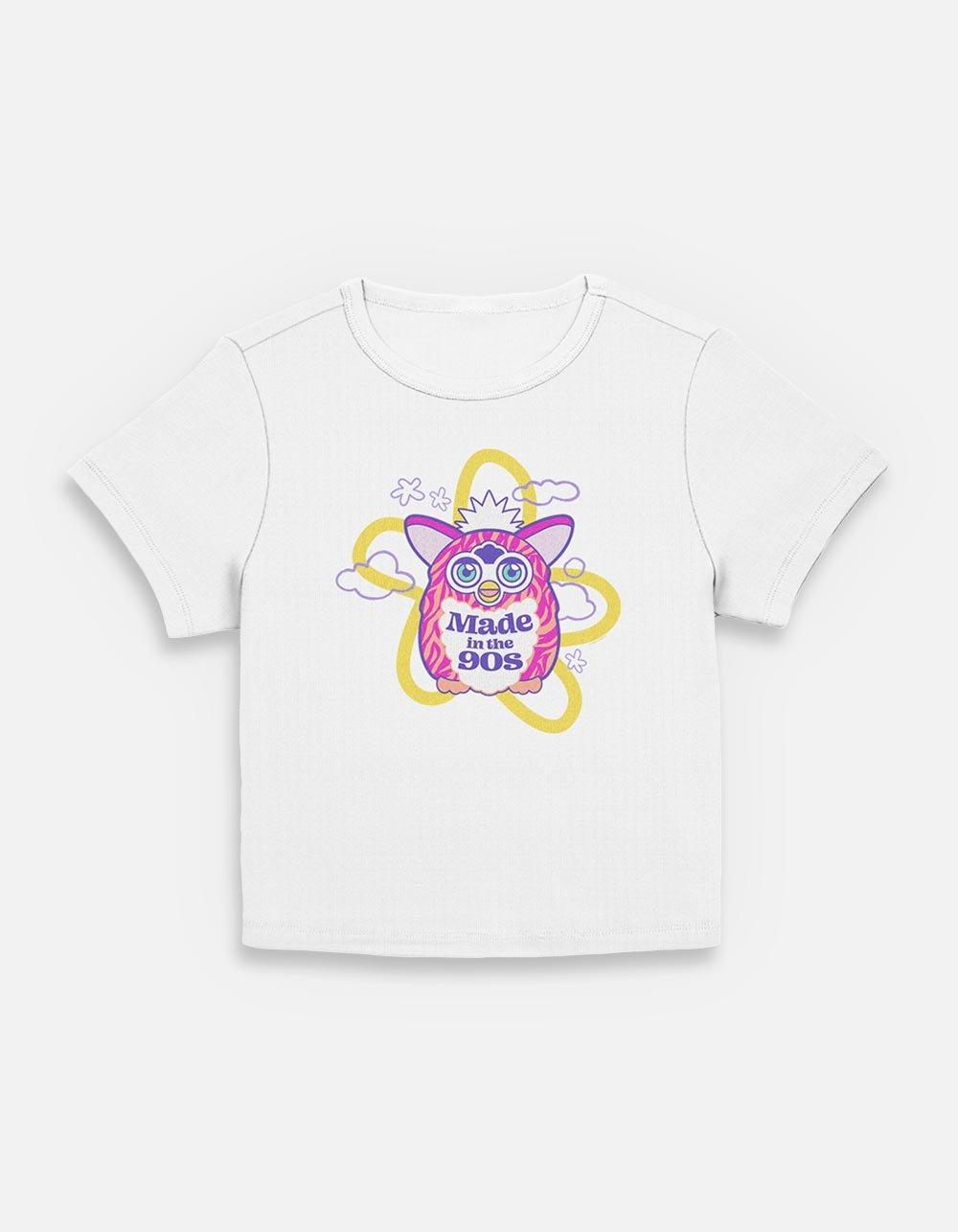 Furby Made In The 90s Womens Baby T-Shirt,New Products : American Fashion Style Bags On Sale