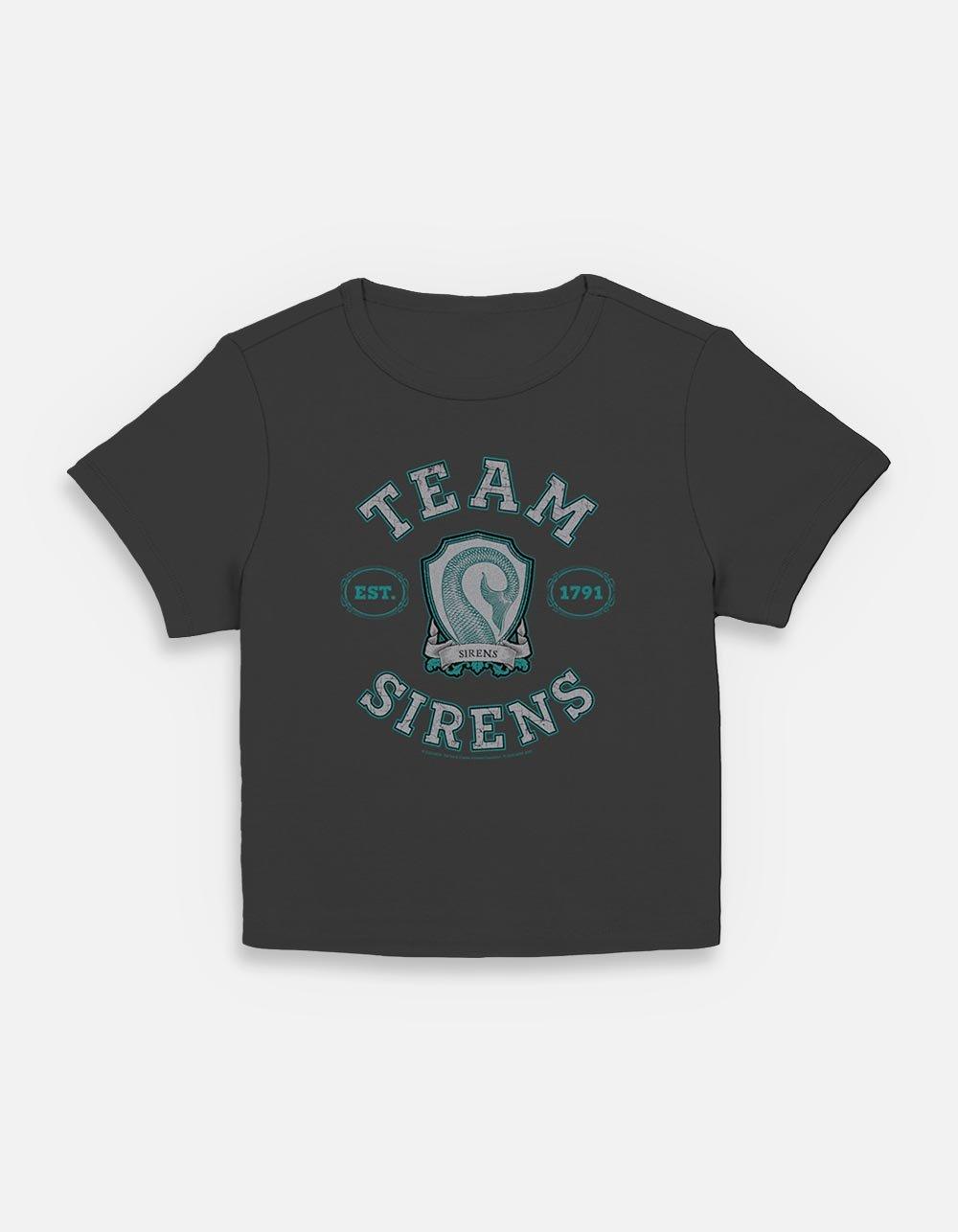 Wednesday Team Sirens Womens Baby T-Shirt, , hi-res
